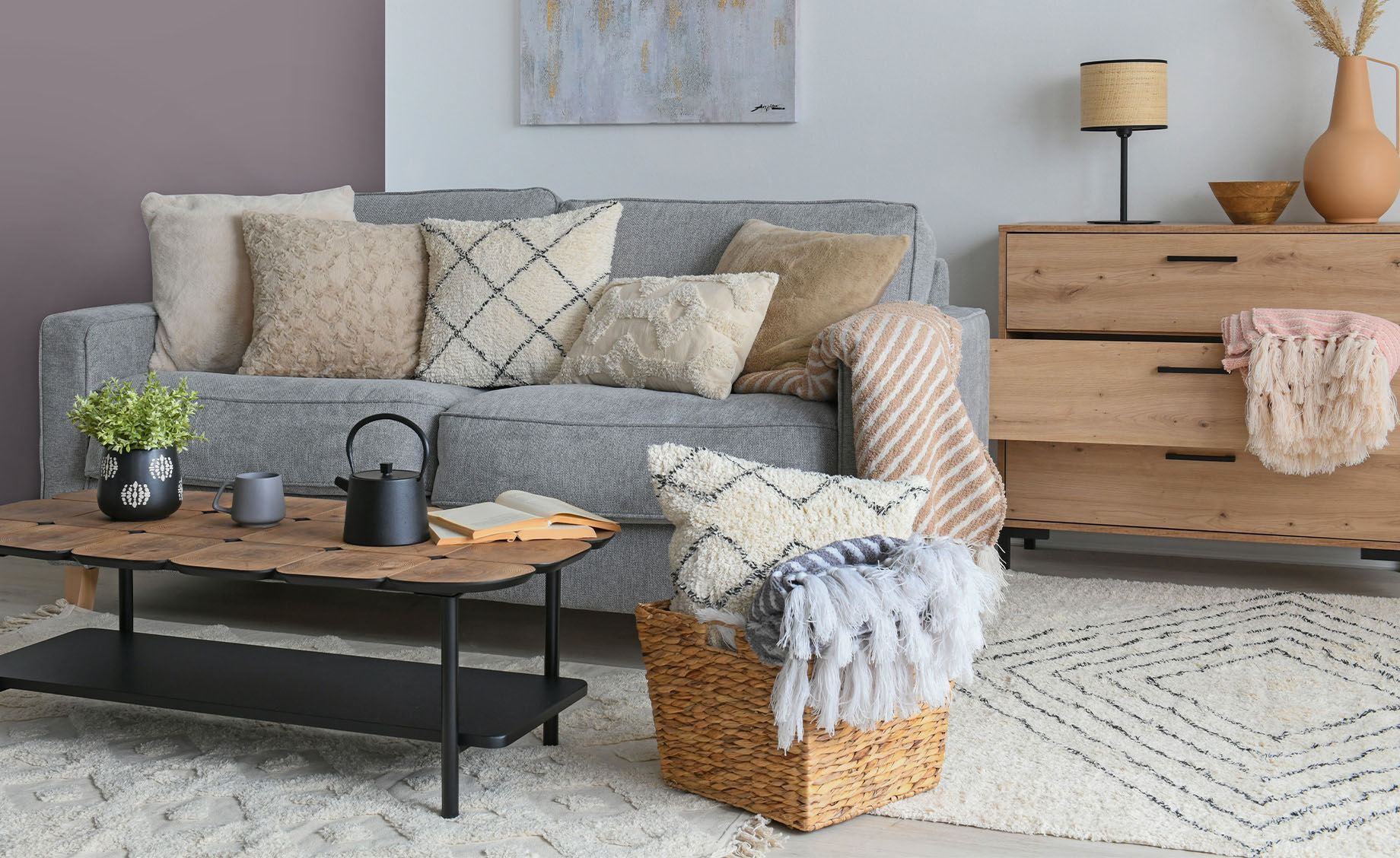 Tepih Boho 130x170cm natur