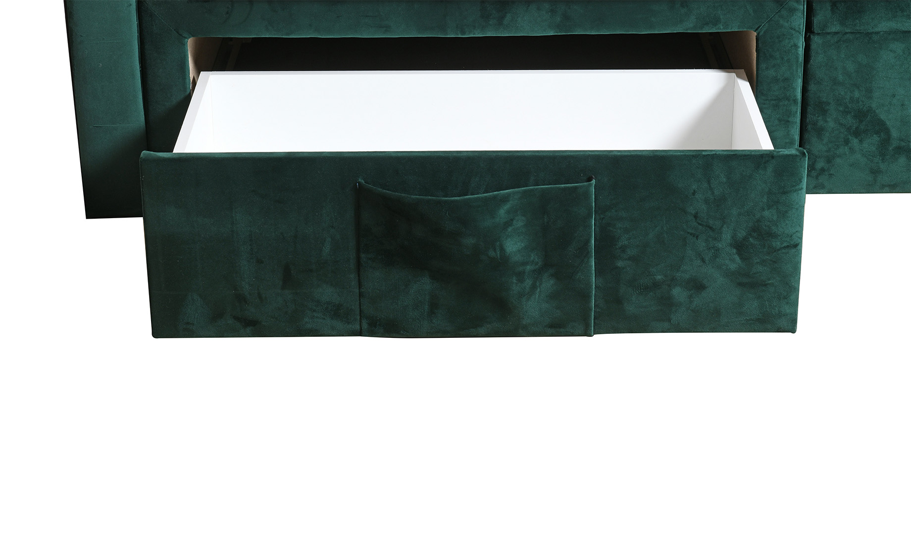 Manhattan boxspring krevet 160x210x122cm zeleni