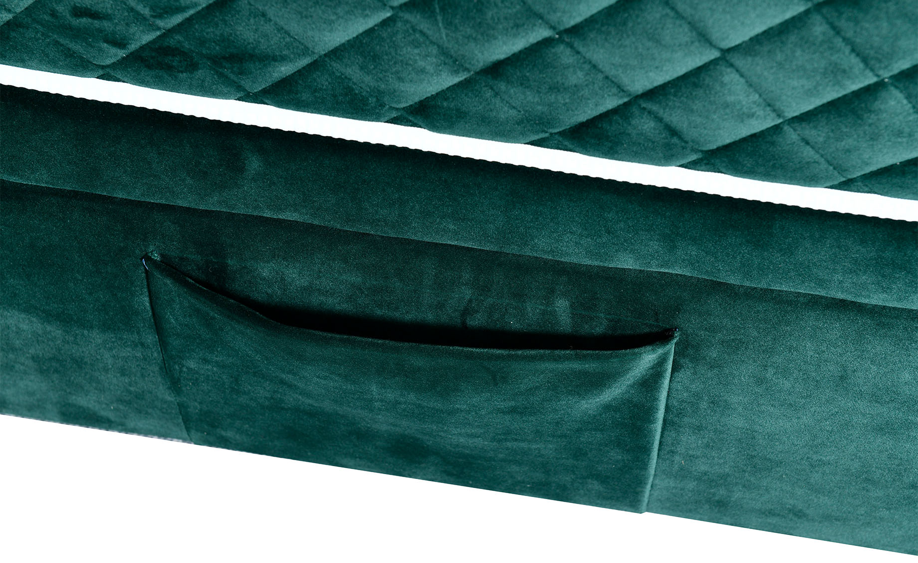 Manhattan boxspring krevet 160x210x122cm zeleni