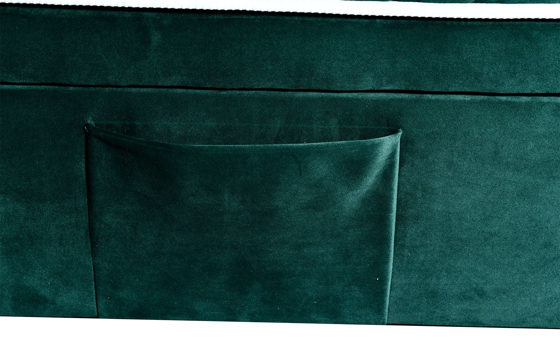Manhattan boxspring krevet 160x210x122cm zeleni
