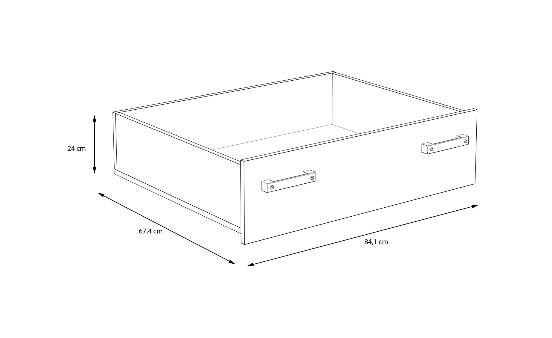 Clif fioka 84x67x24 cm