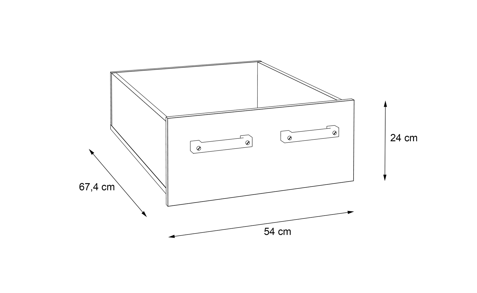 Clif fioka 54x67x24 cm