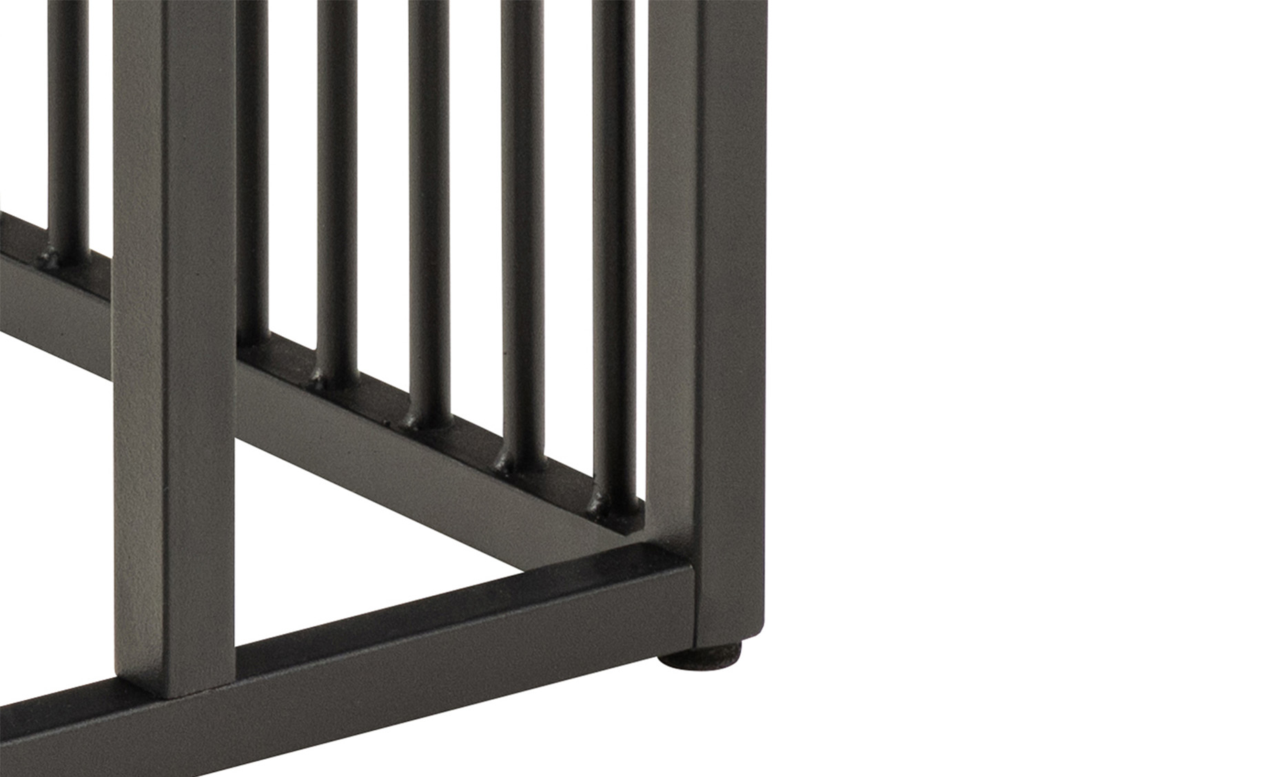 Strington klub sto 35x43x63 cm crni metal/crni mermer