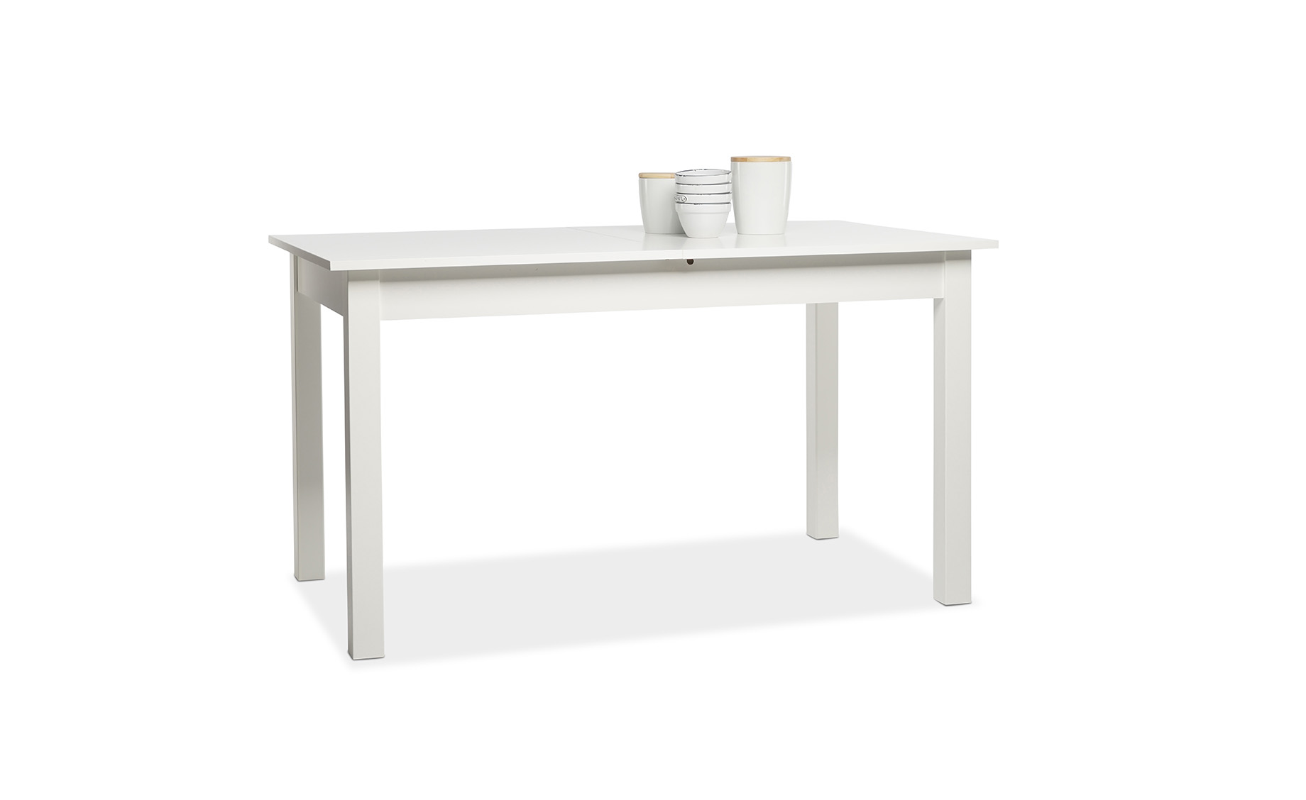 Coburg sto produživi 137(177)x80x76,5 cm beli