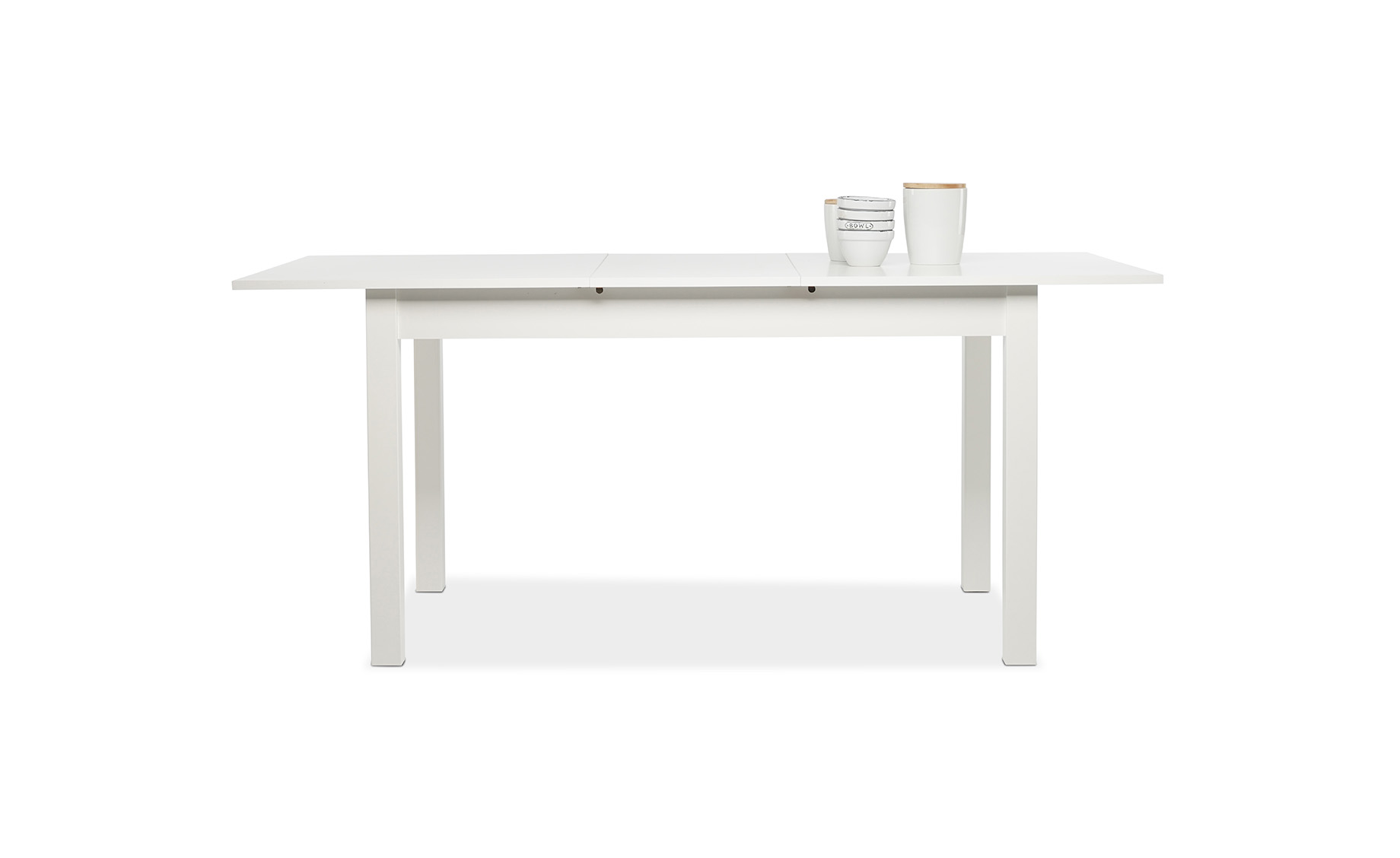 Coburg sto produživi 137(177)x80x76,5 cm beli