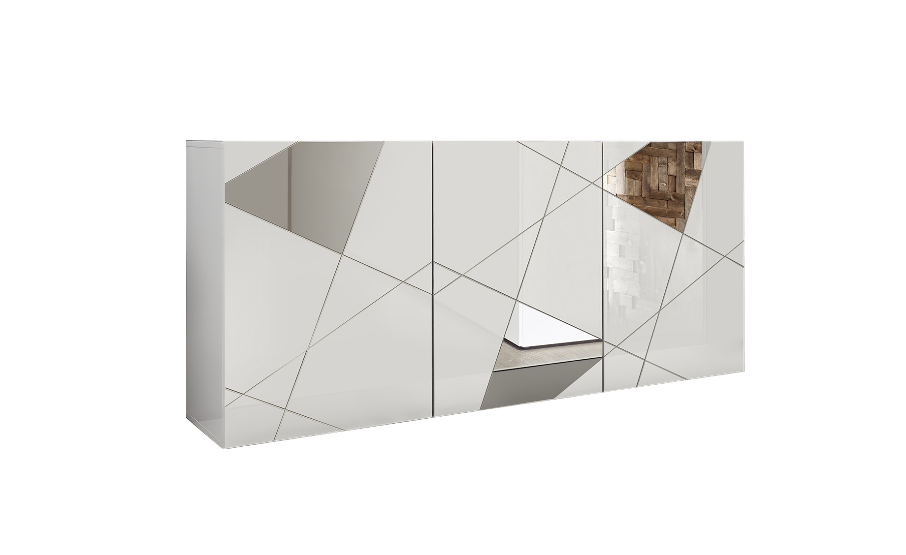 Vittoria komoda 3 vrata 181x42x84 cm