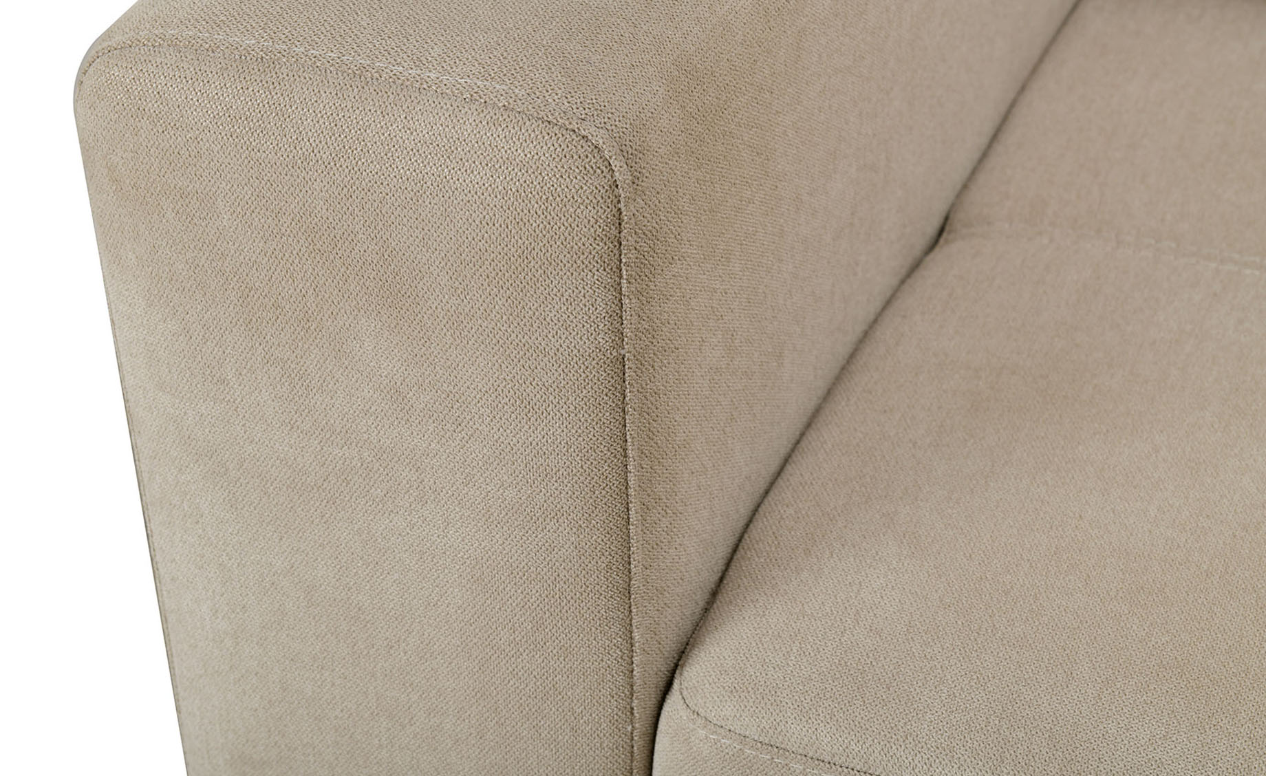 River luxe ugaona garnitura sa ležajem i prostorom za odlaganje bež desna 250x175x90 cm