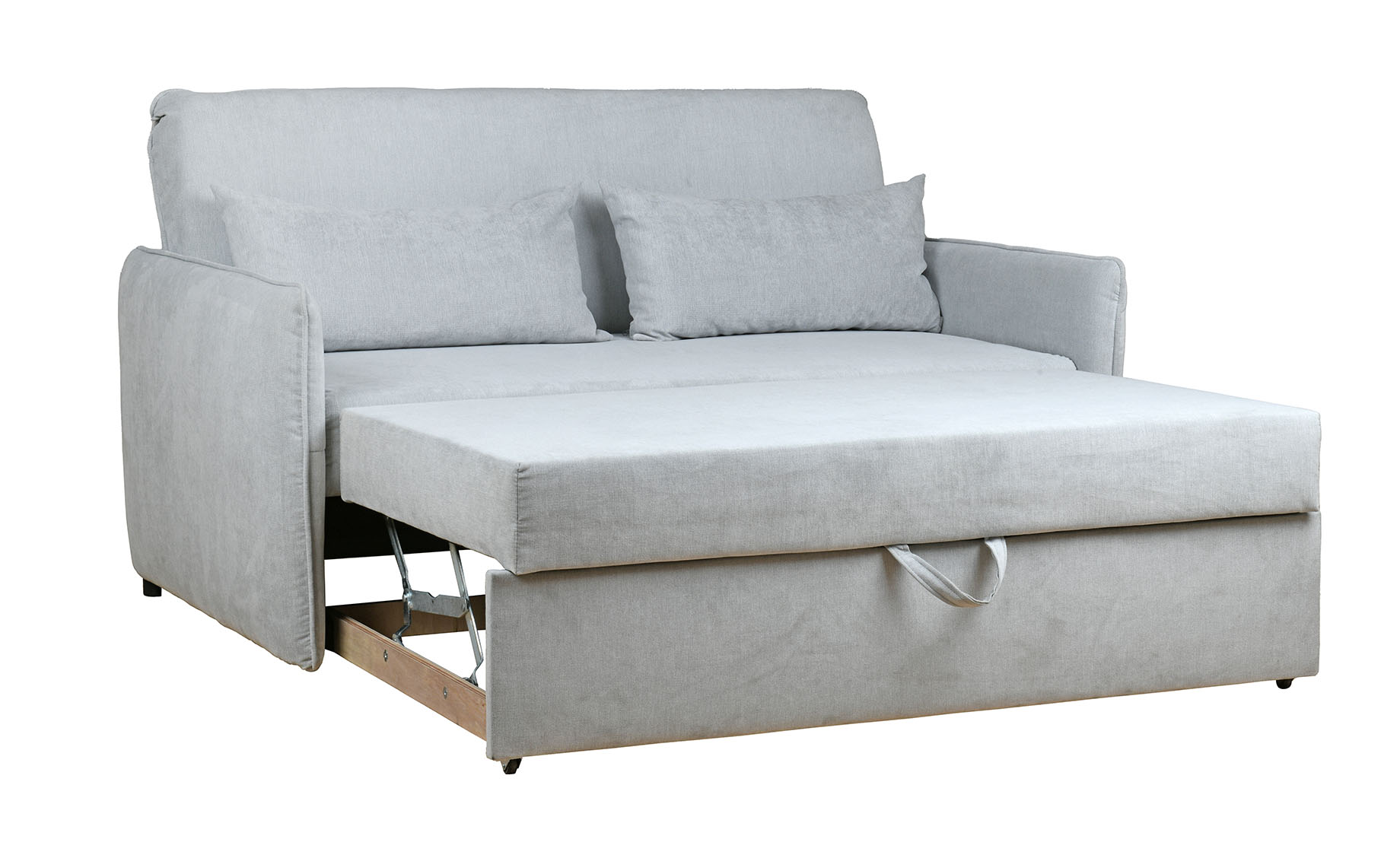Berlin Luxe dvosed sa ležajem 158x98x90 cm sivi