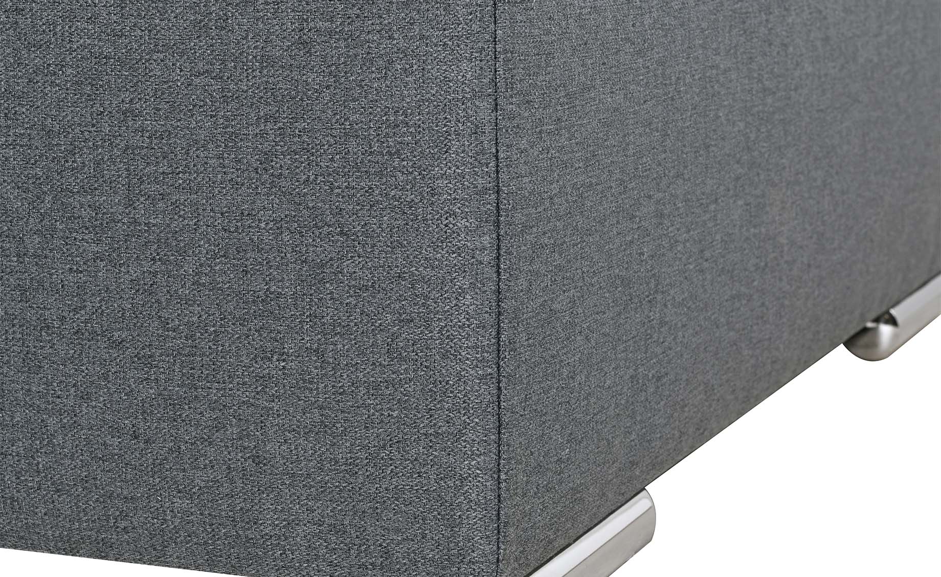 Korfu Luxe ugaona garnitura sa ležajem i prostorom za odlaganje siva 273x163x90cm desna