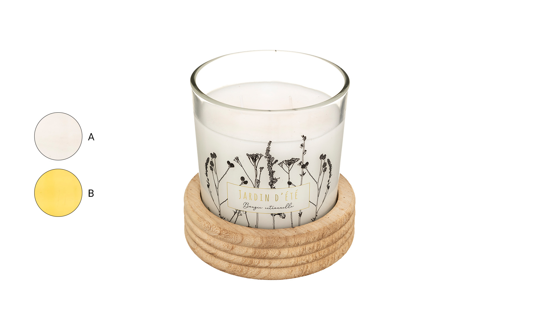 Mirisna sveća u čaši Woody 380g više vrsta