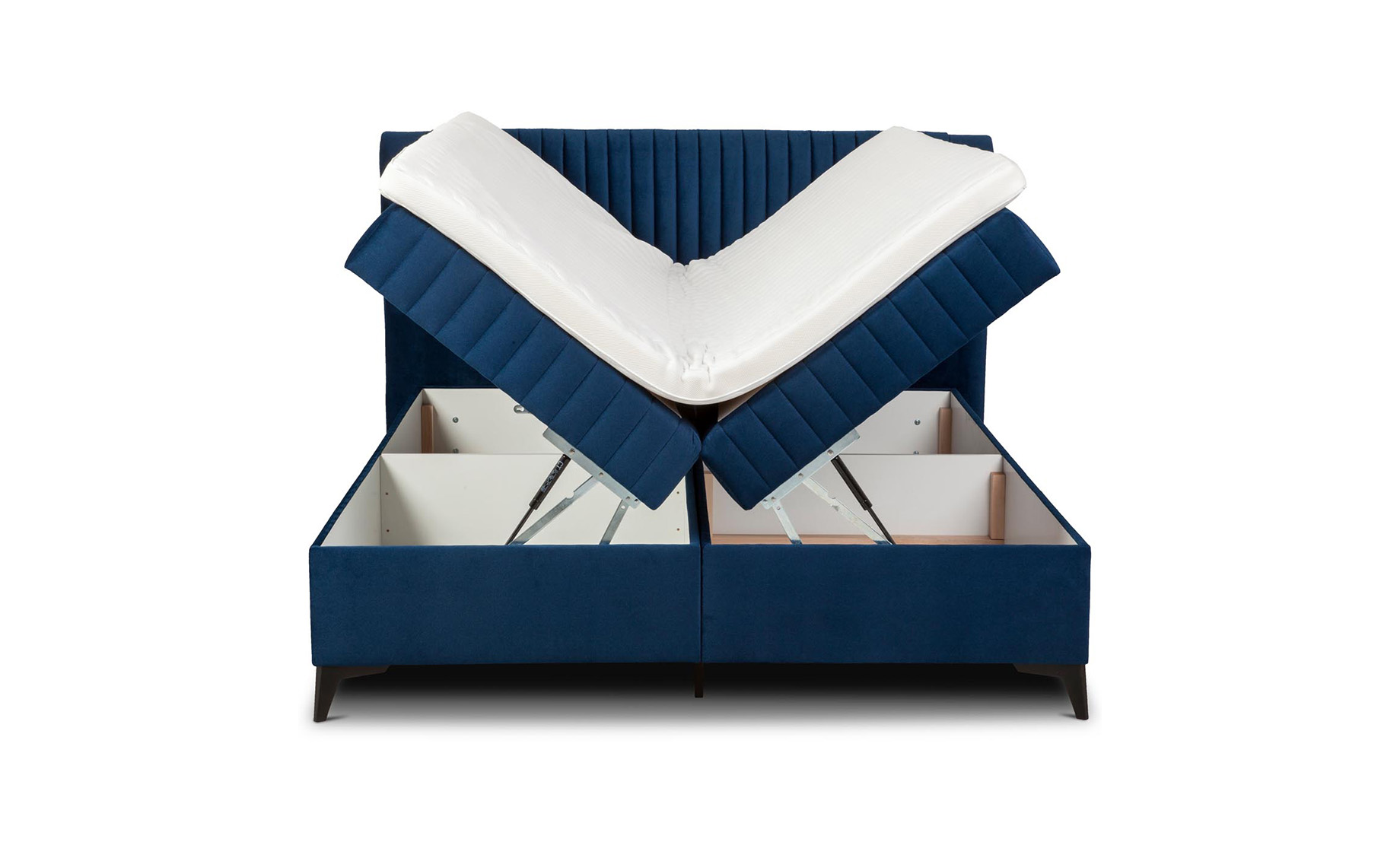 Diuna krevet sa prostorom za odlaganje 200x215x113cm plavi