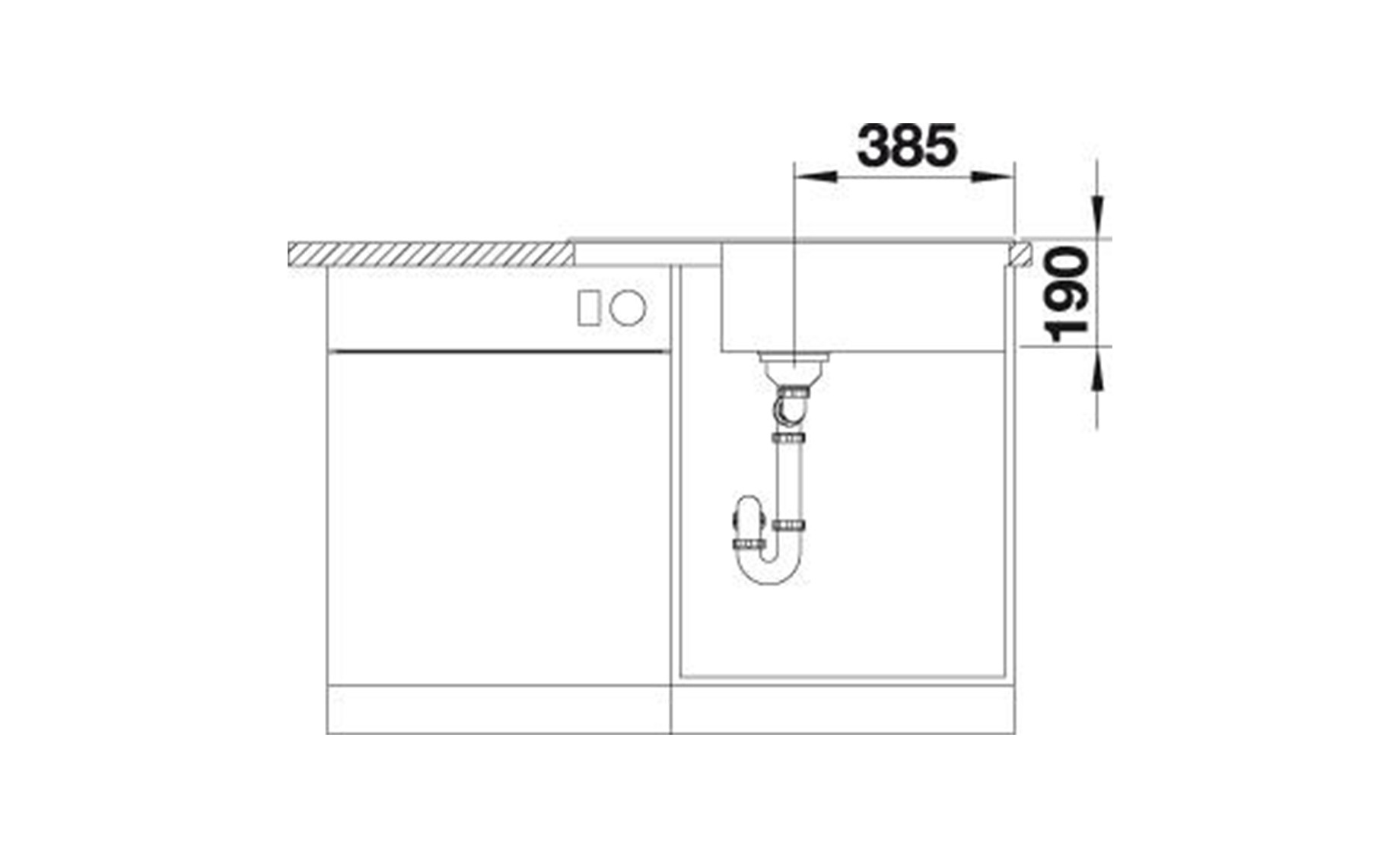 Blanco ZIA XL 6 S Compact silg.sudopera 78x50 alumetalik