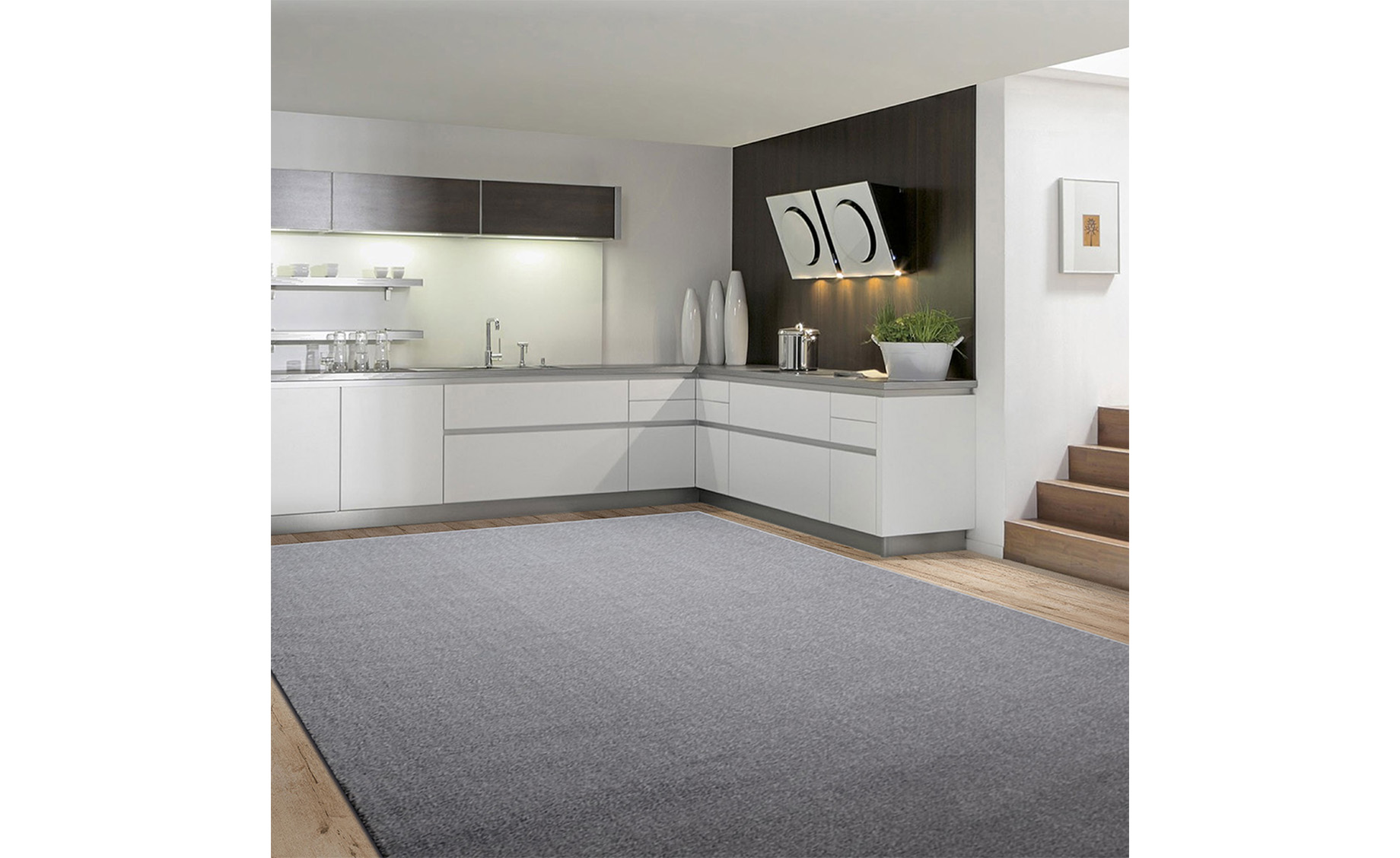 Tepih Beenom Basic 80x150cm sv.sivi
