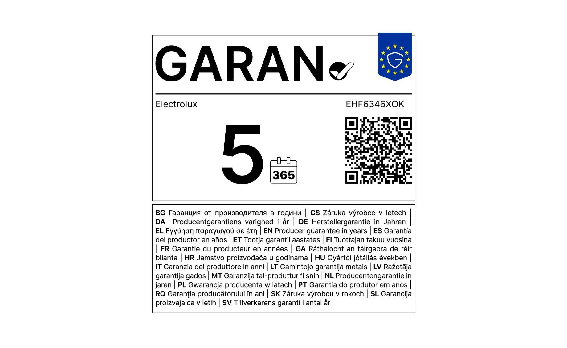 Electrolux EHF6346XOK ugradna ploča