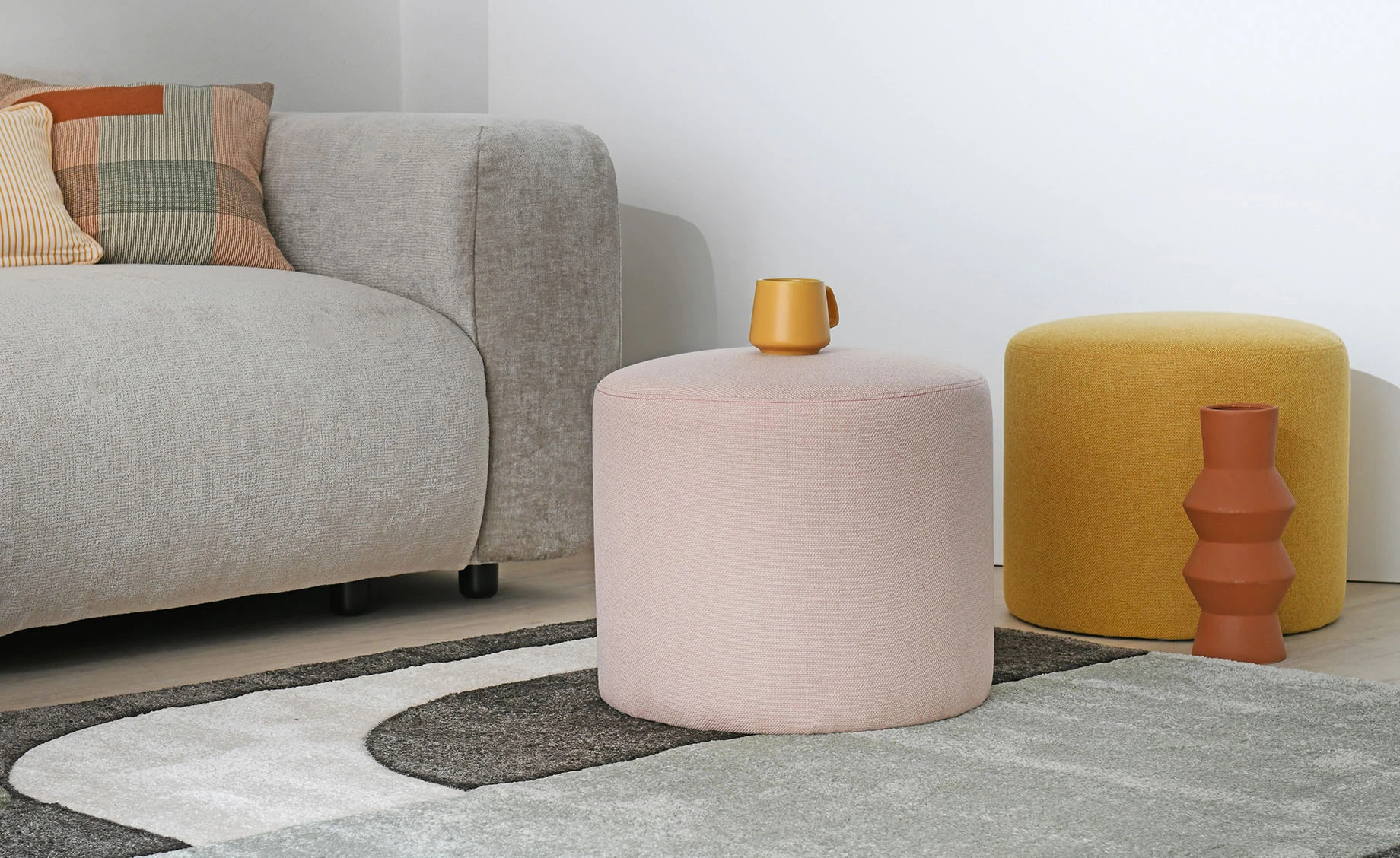 Luzzi ugaona garnitura bež leva 280x165x73 cm