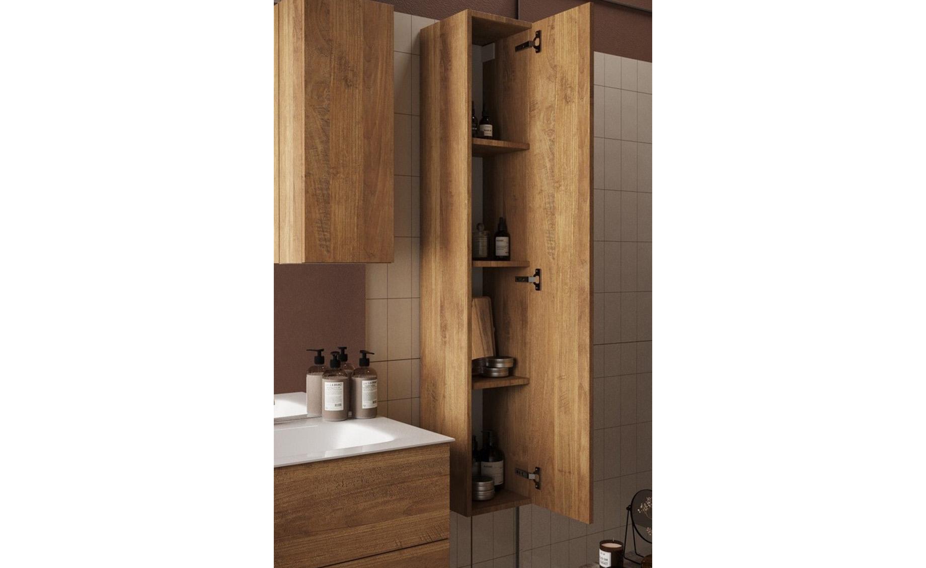 Jupiter viseći ormar 1 vrata 25x26x138 cm