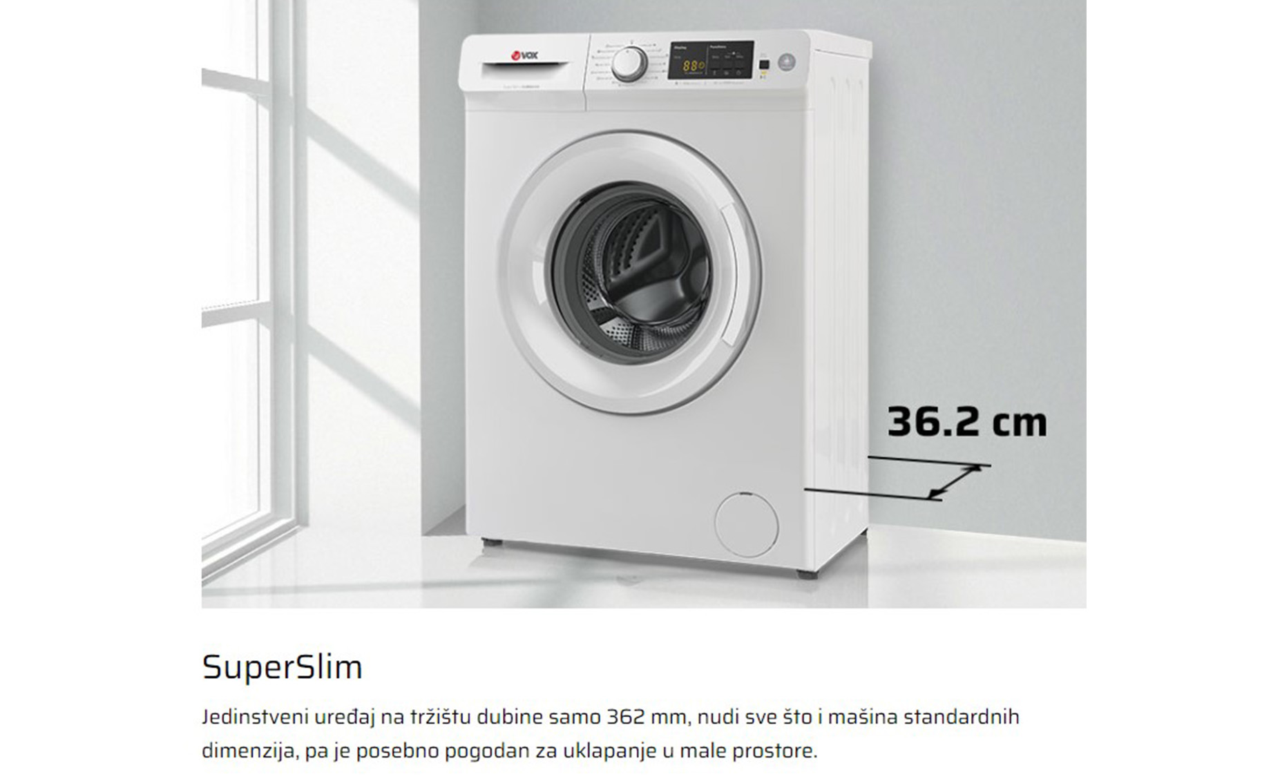 Vox  WM1040T15D mašina za pranje veša
