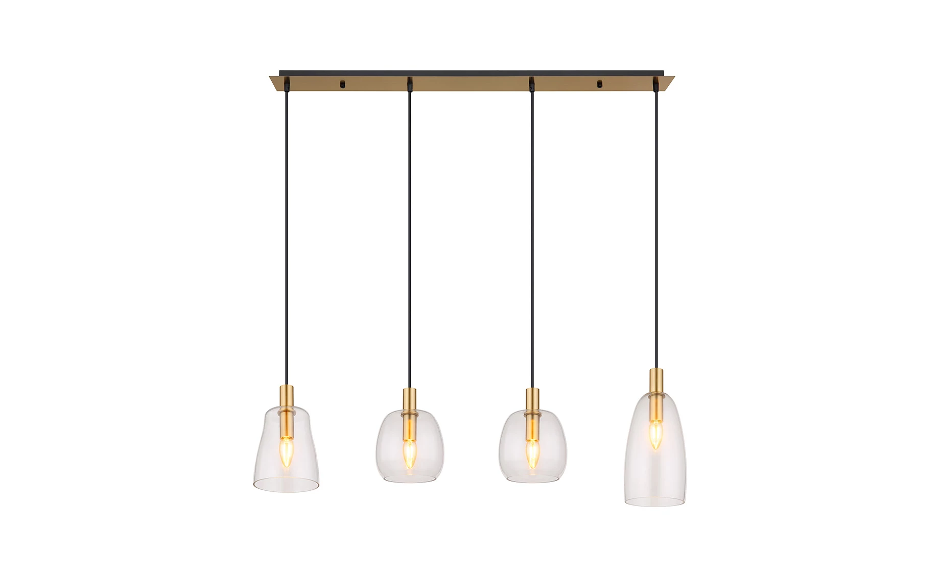 Viseća lampa Garri 4 zlatna