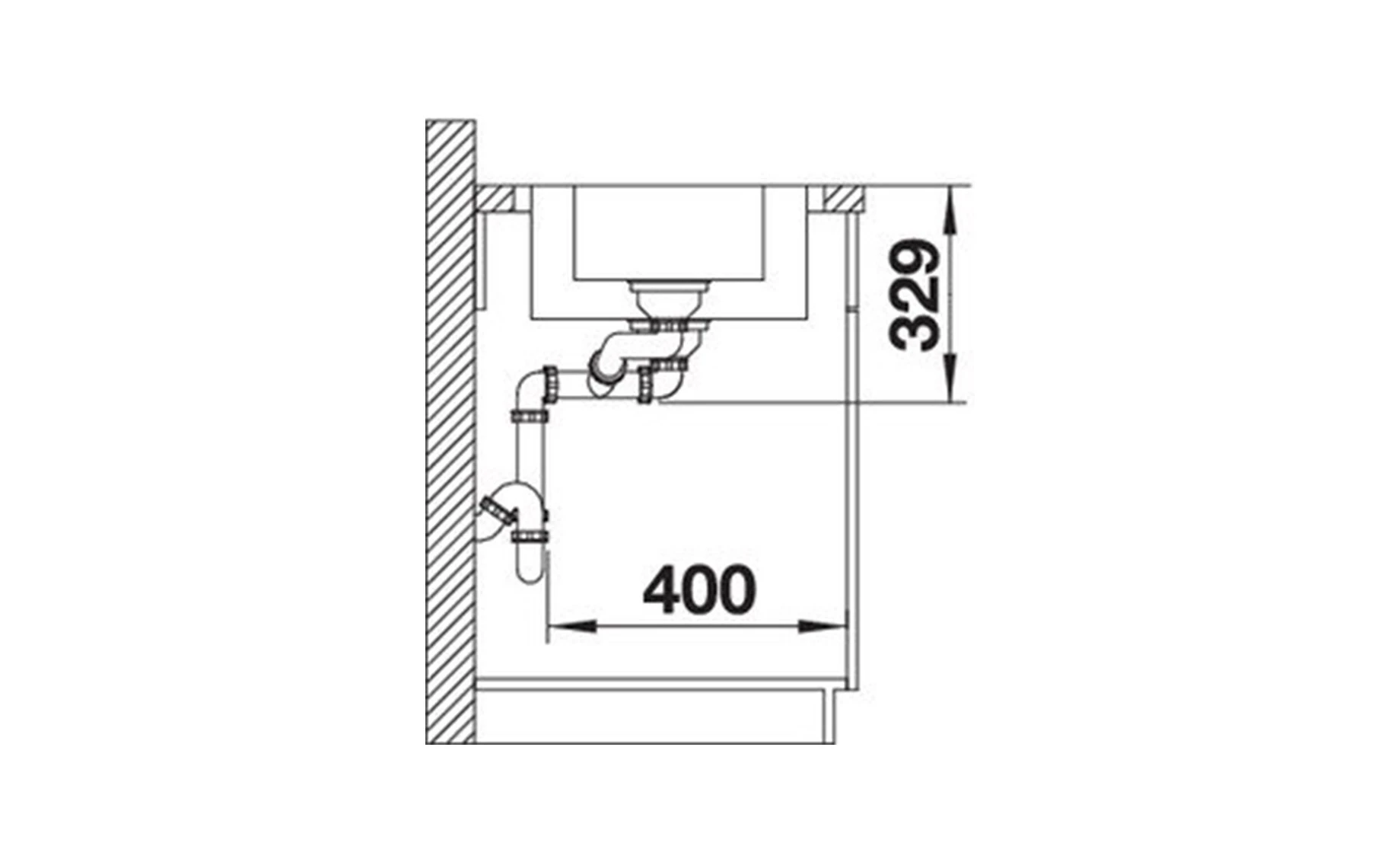 Blanco Lemis 6 S-IF sudoper 100x50cm + sifon