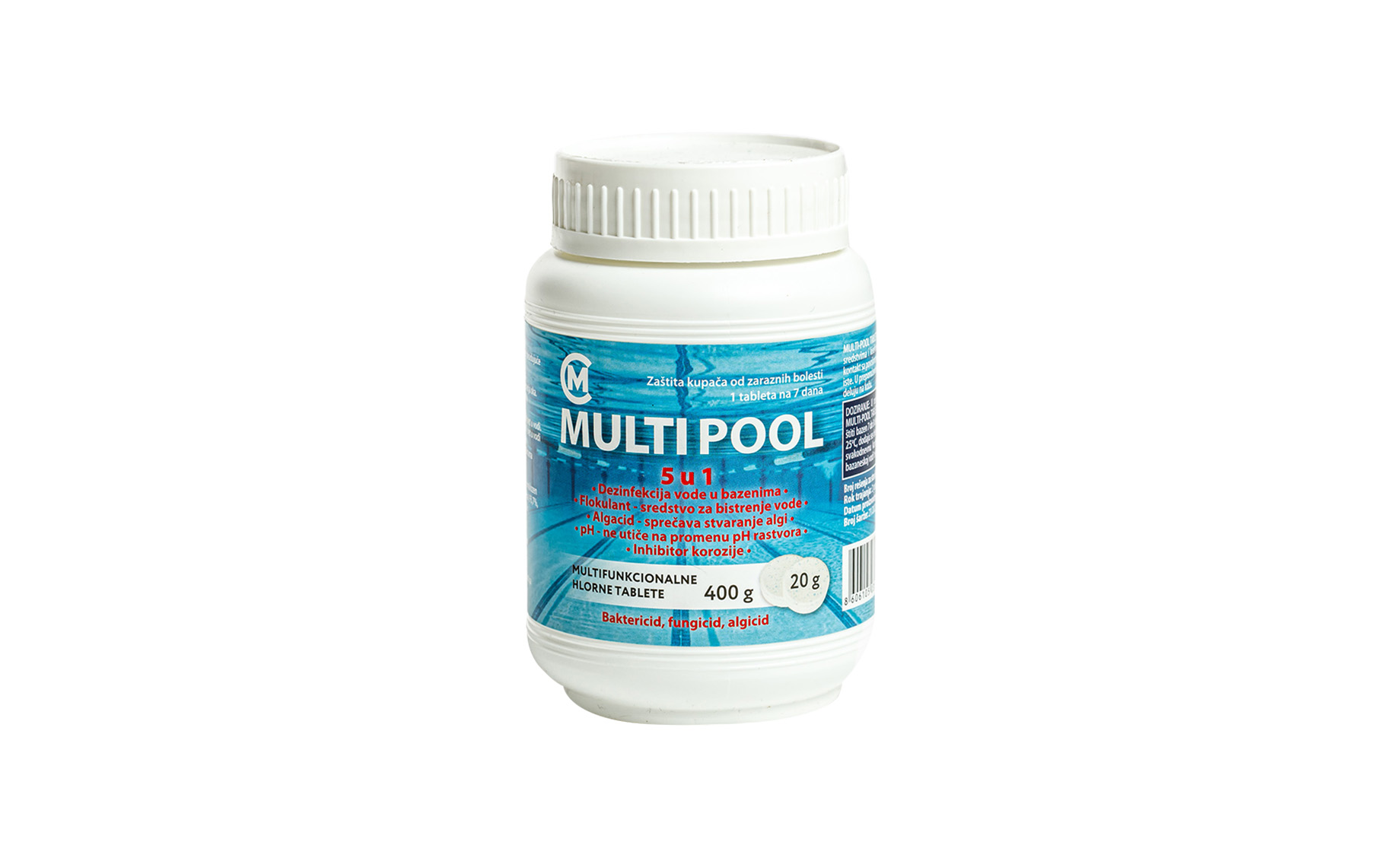 Multi-Pool tablete 5 u 1, 20x20gr / 400gr