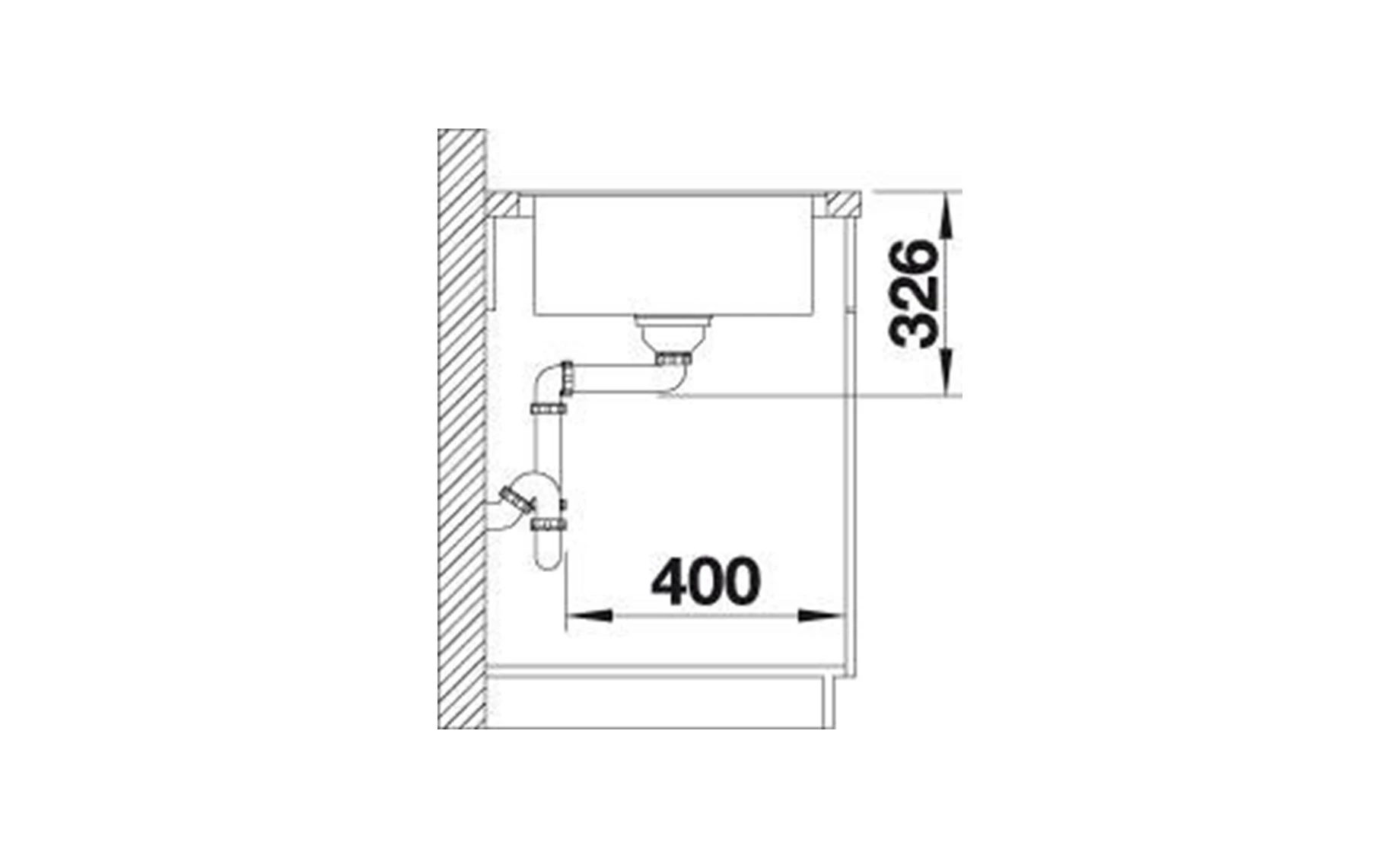 Blanco Metra XL 6 S sudoper 100x50cm + sifon,crni
