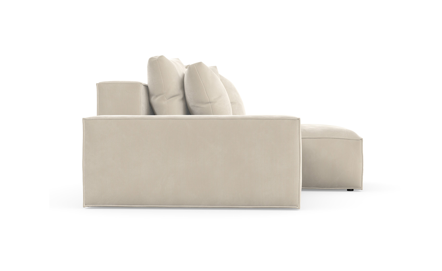 Loft ugaona garnitura 252x167x87 cm siva univerzalna