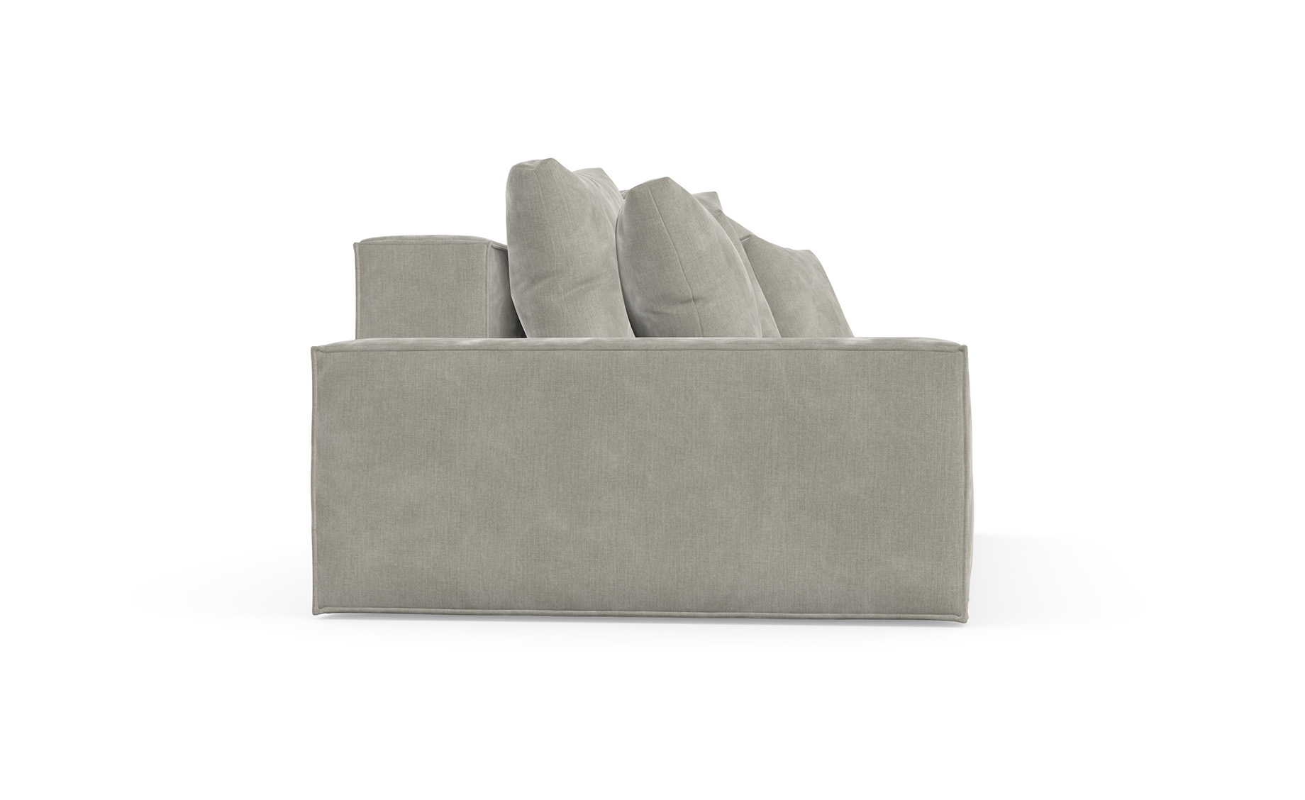 Loft trosed 242x121x87 cm svetlo sivi