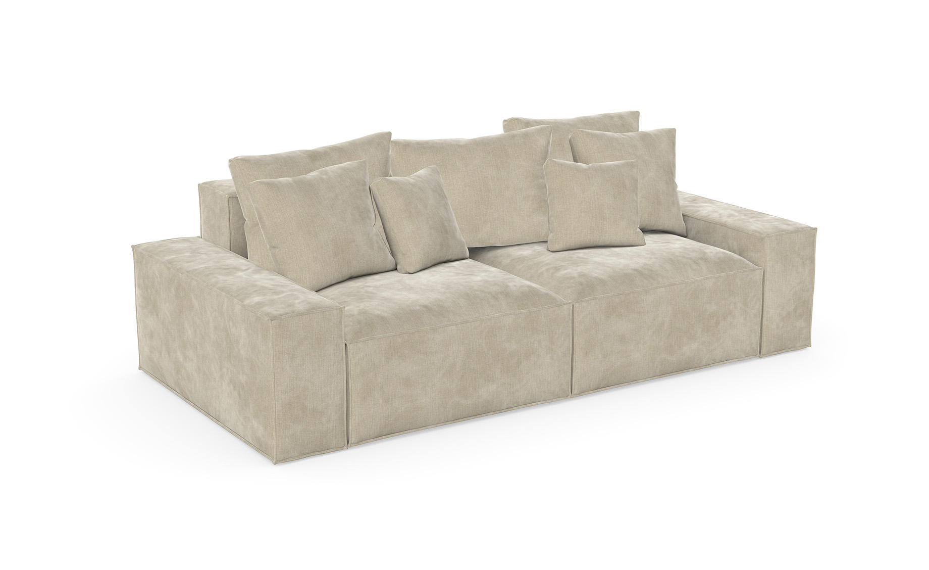 Loft trosed 242x121x87 cm svetli cappuccino