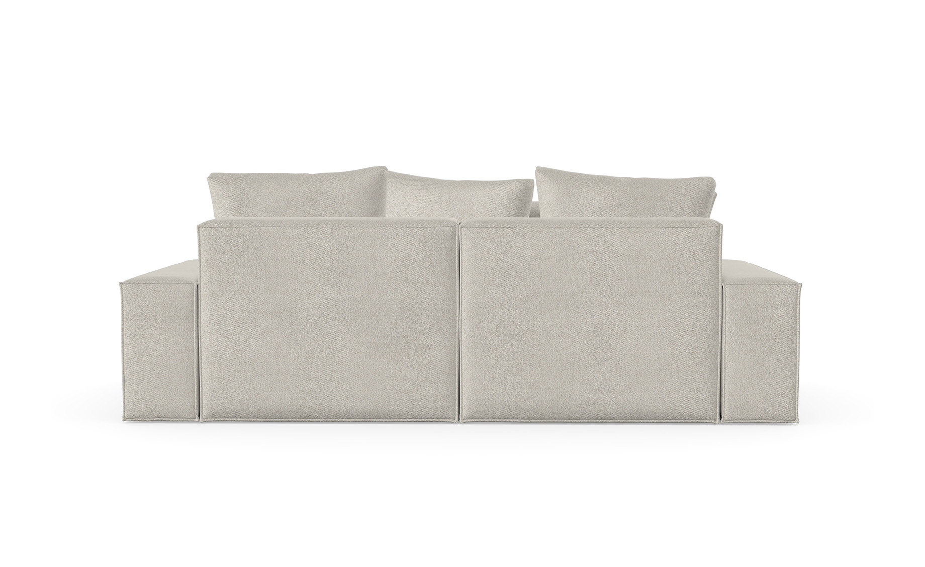 Loft trosed 242x121x87 cm sivo/bež