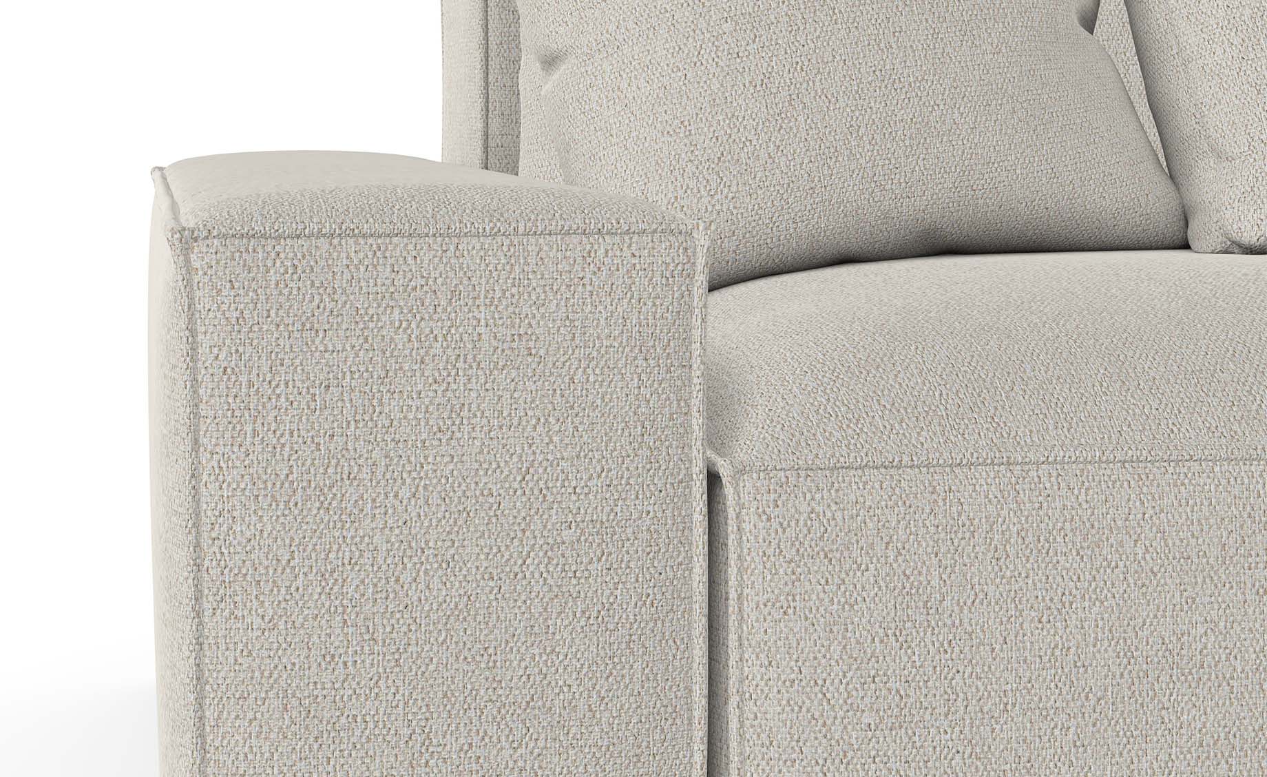 Loft trosed 242x121x87 cm sivo/bež