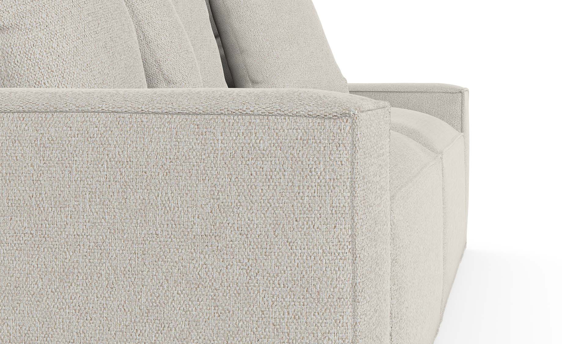 Loft trosed 242x121x87 cm sivo/bež