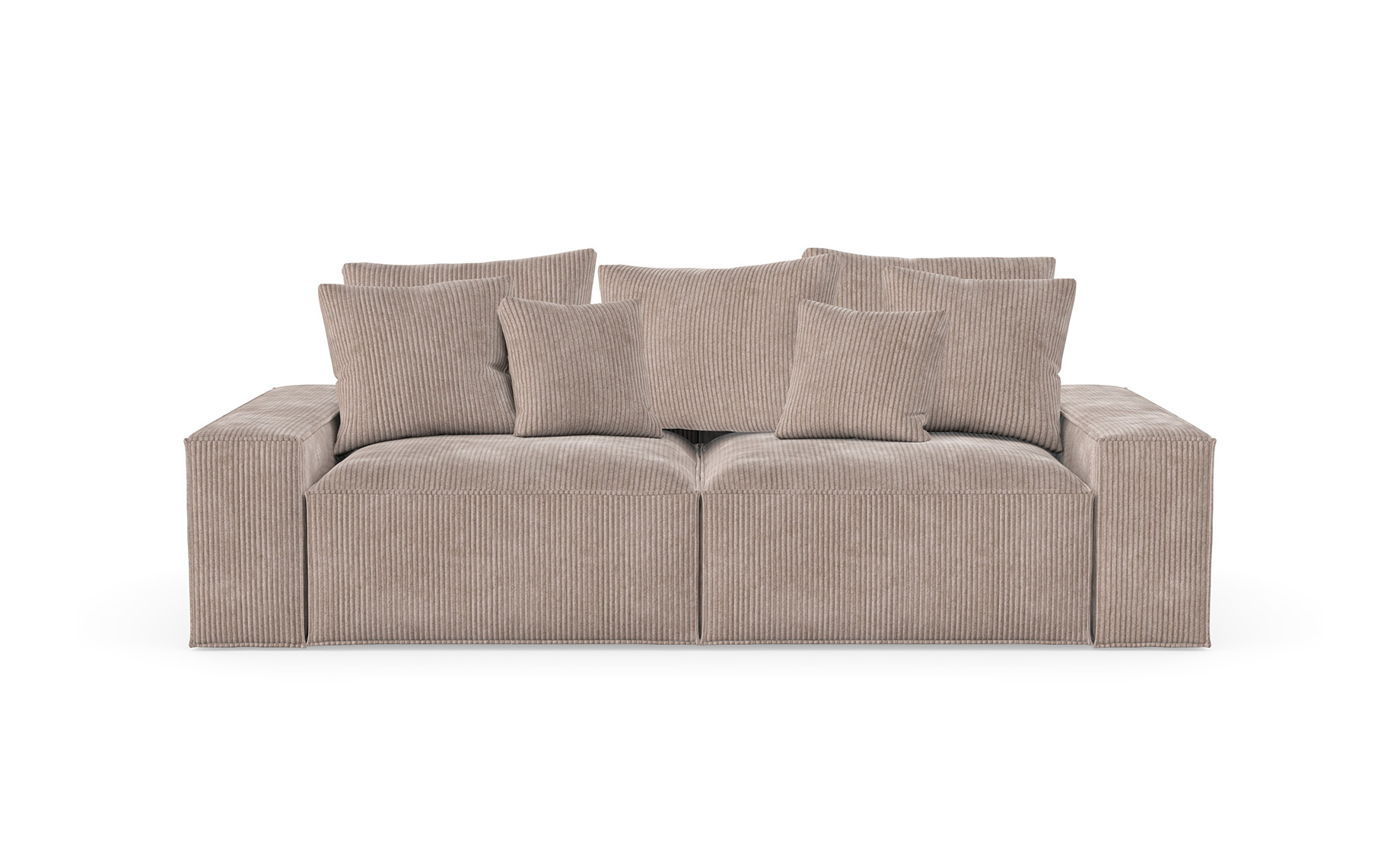 Loft trosed 242x121x87 cm svetlo braon