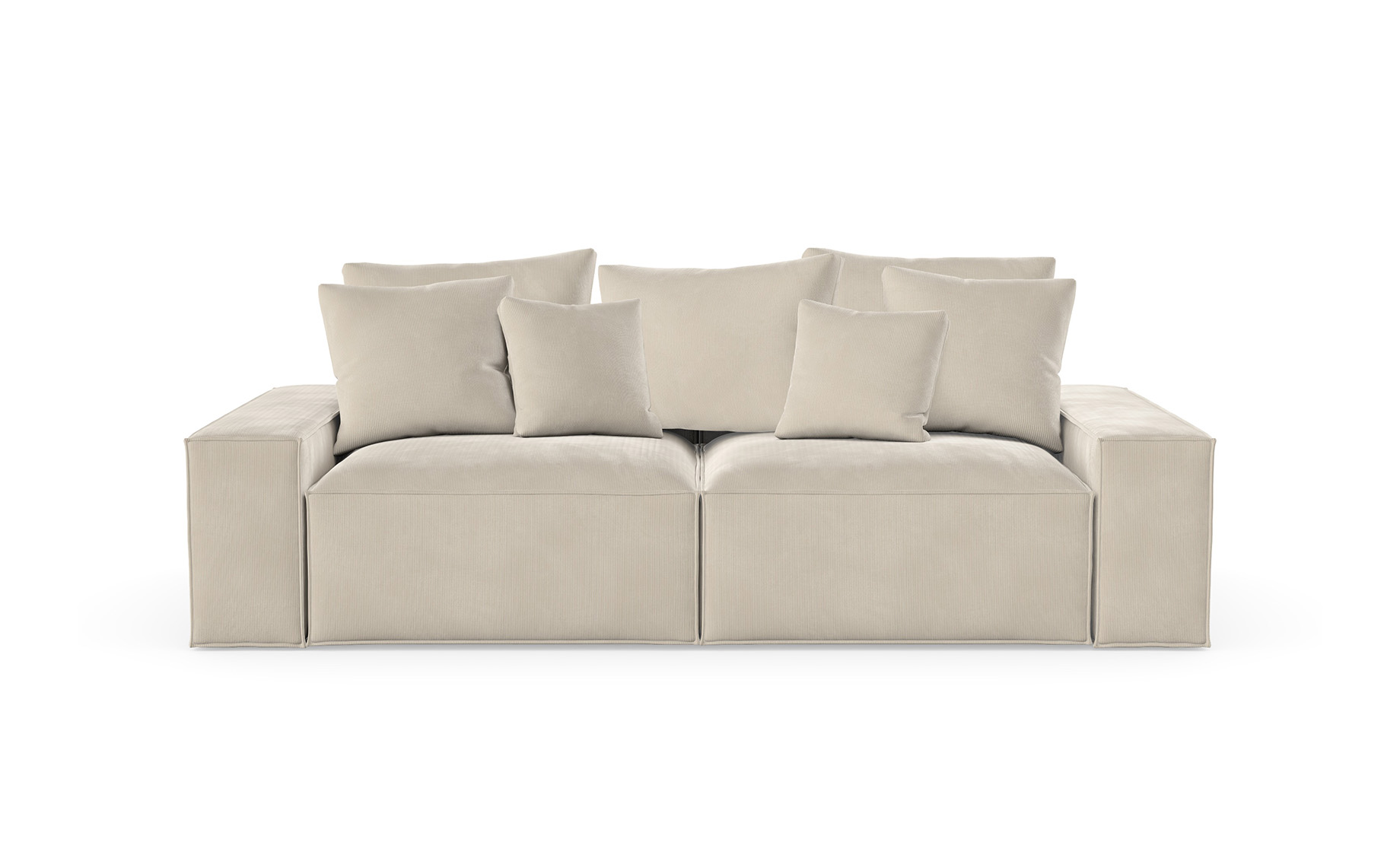 Loft trosed 242x121x87 cm sivi