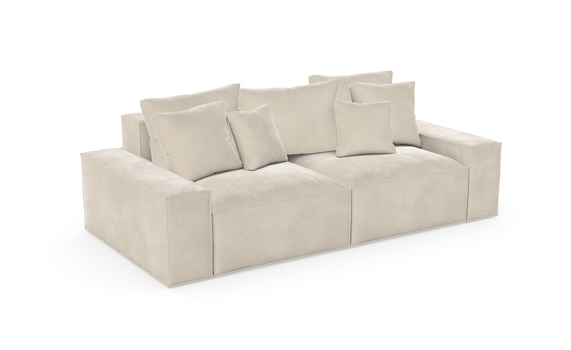 Loft trosed 242x121x87 cm sivi