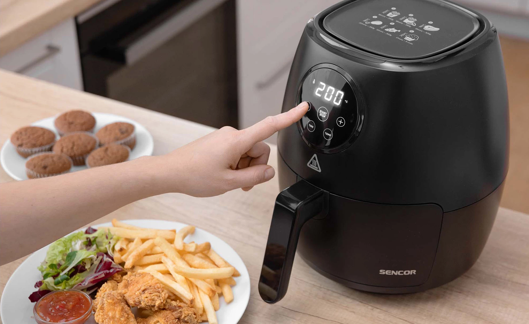 Sencor SFR 5030BK friteza na vrući zrak