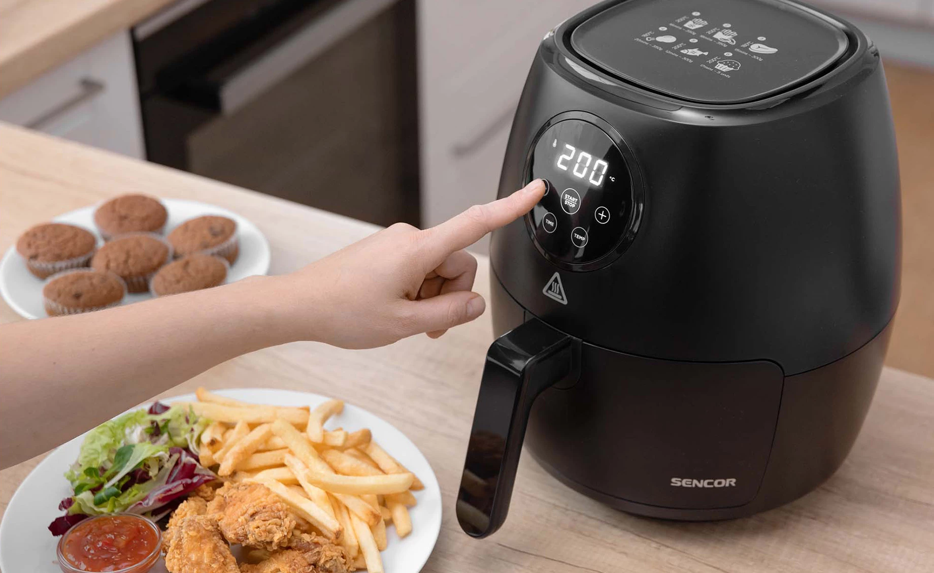 Sencor SFR 5030BK friteza na vrući zrak