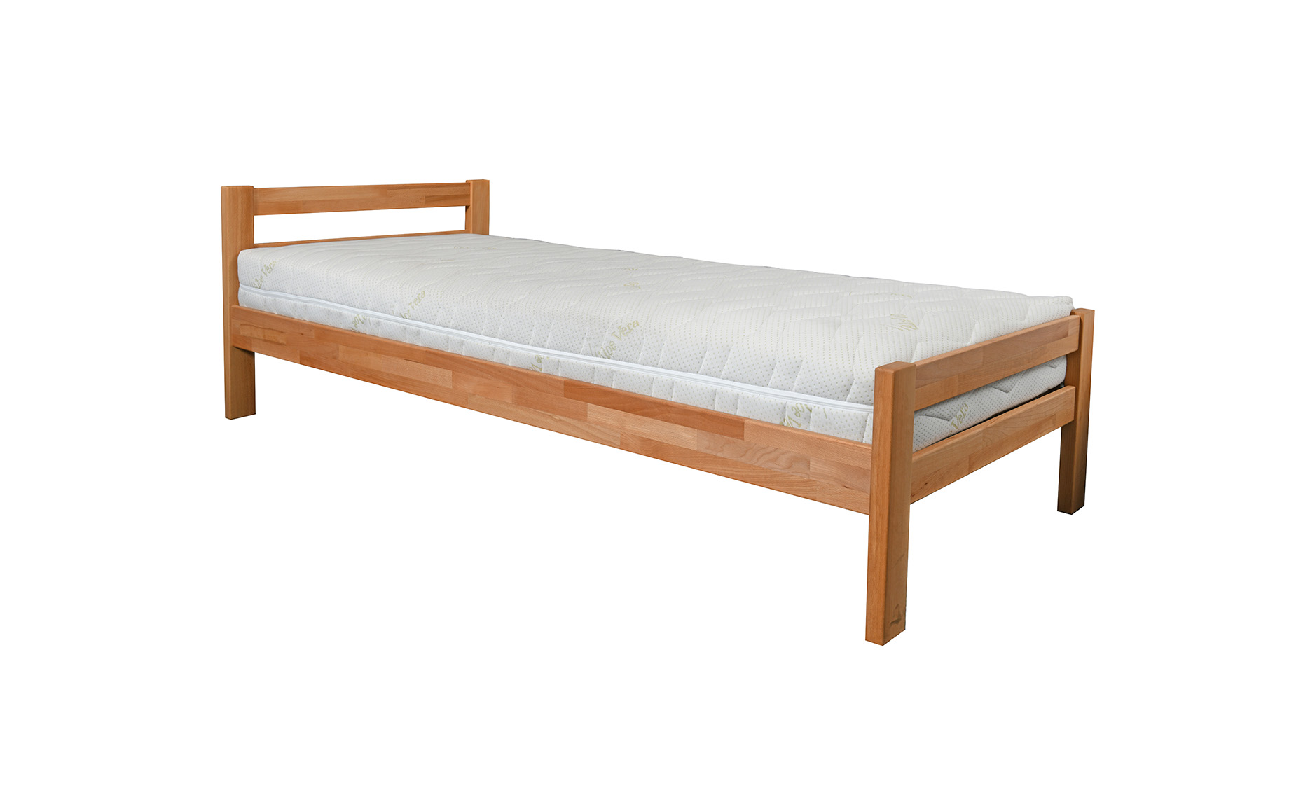 Simpo krevet sa podnicom 96x208x66 cm natur
