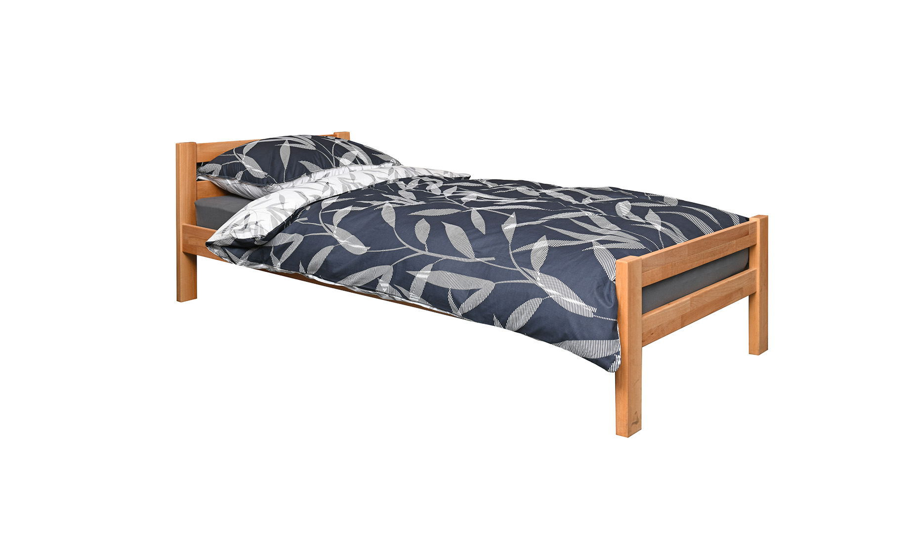 Simpo krevet sa podnicom 96x208x66 cm natur