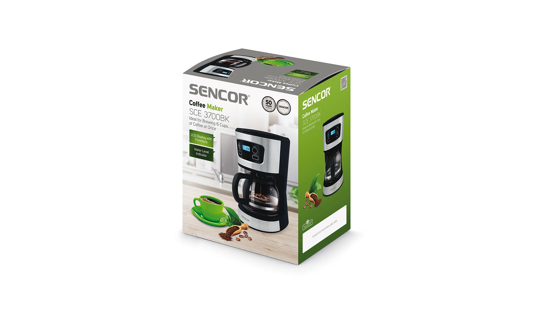 Sencor SCE 3700BK aparat za filter kavu