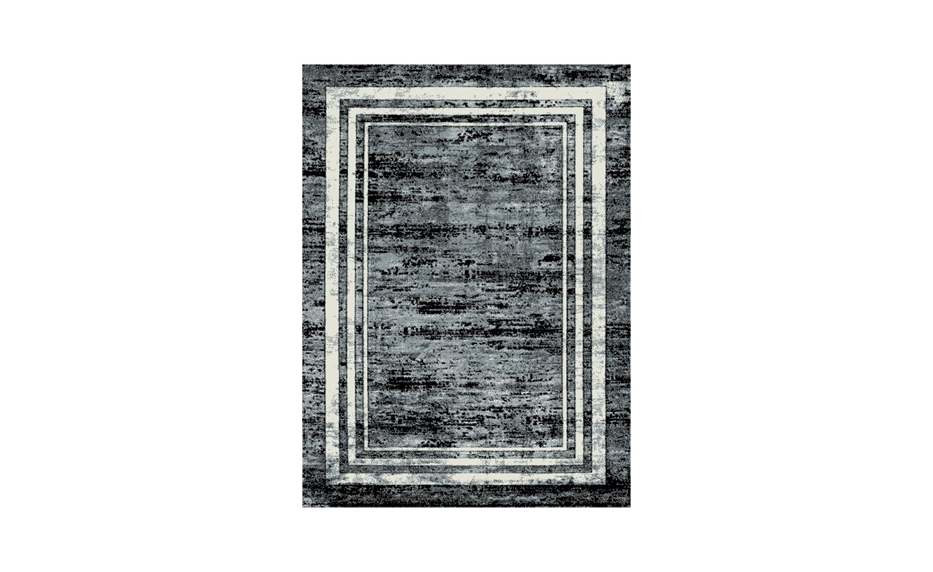 Tepih Shiraz Frame 160x230cm tamno sivi