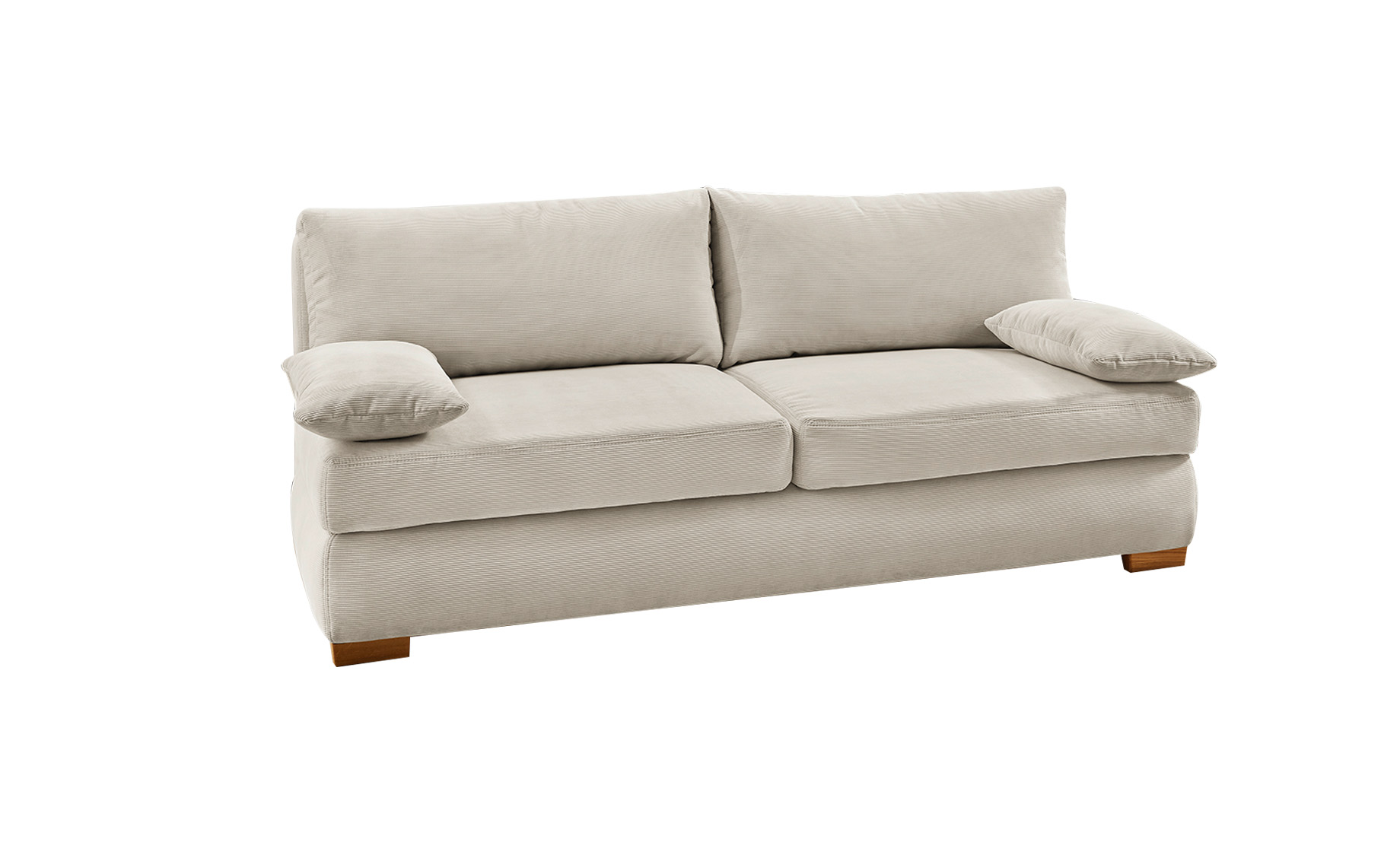 Derby trosjed s ležajem 202x106x87 cm bež