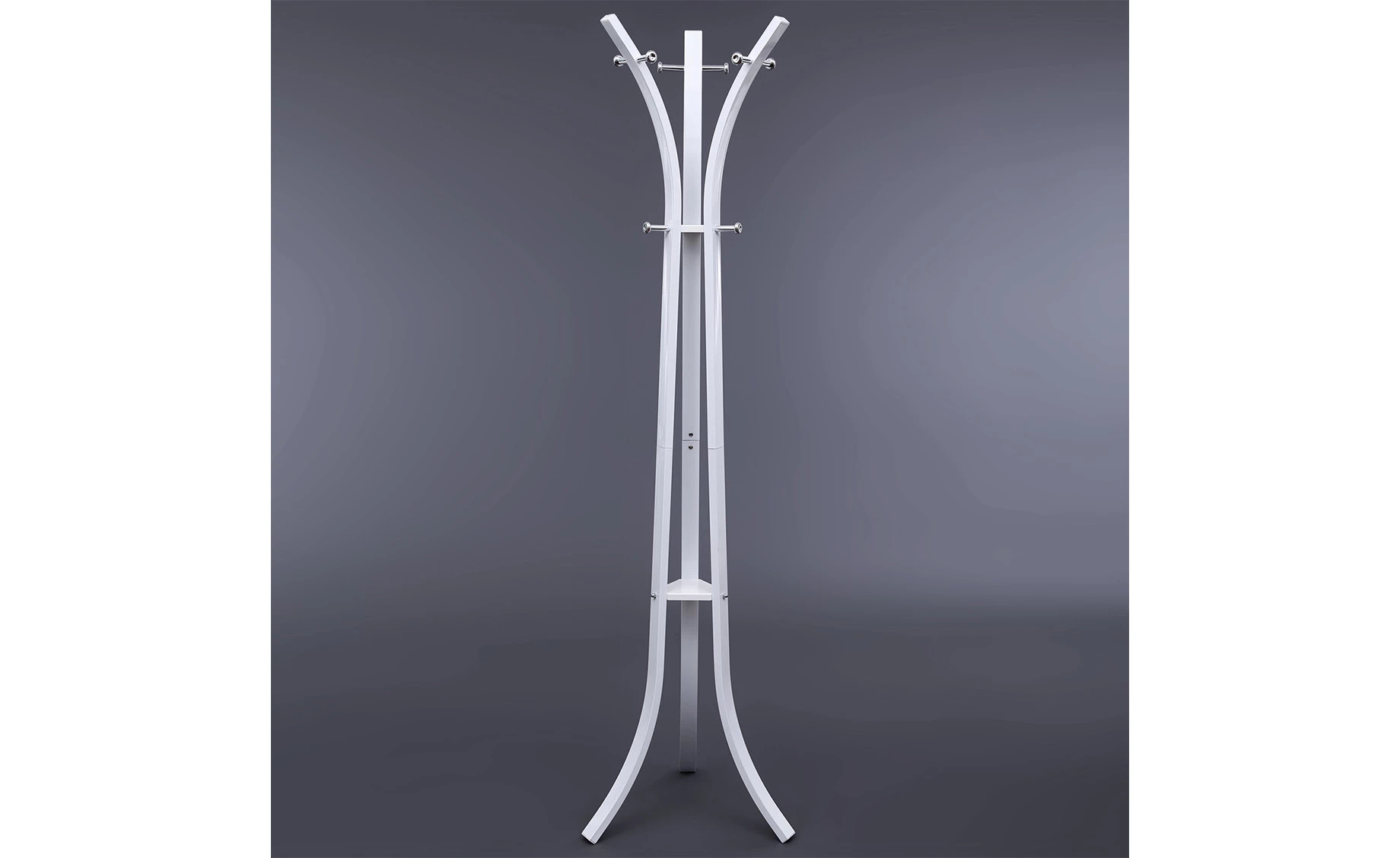 Podna vešalica Paulina 50x50x176cm bela