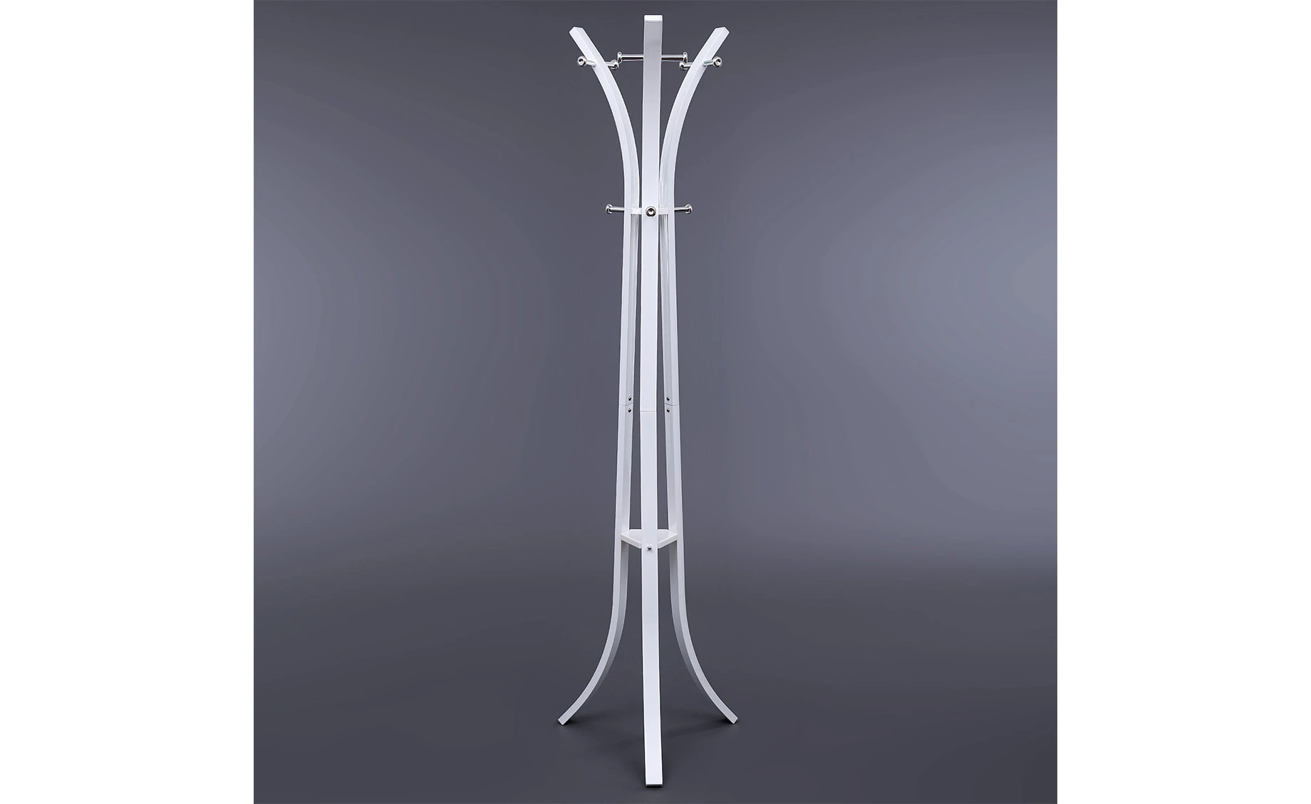 Podna vešalica Paulina 50x50x176cm bela