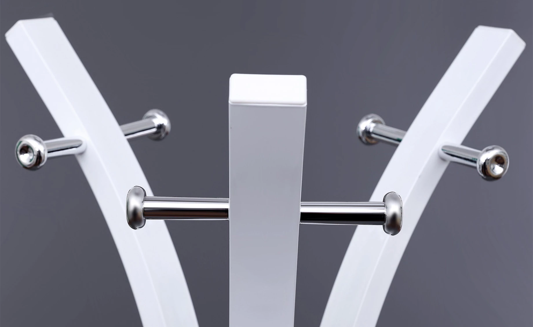 Podna vešalica Paulina 50x50x176cm bela