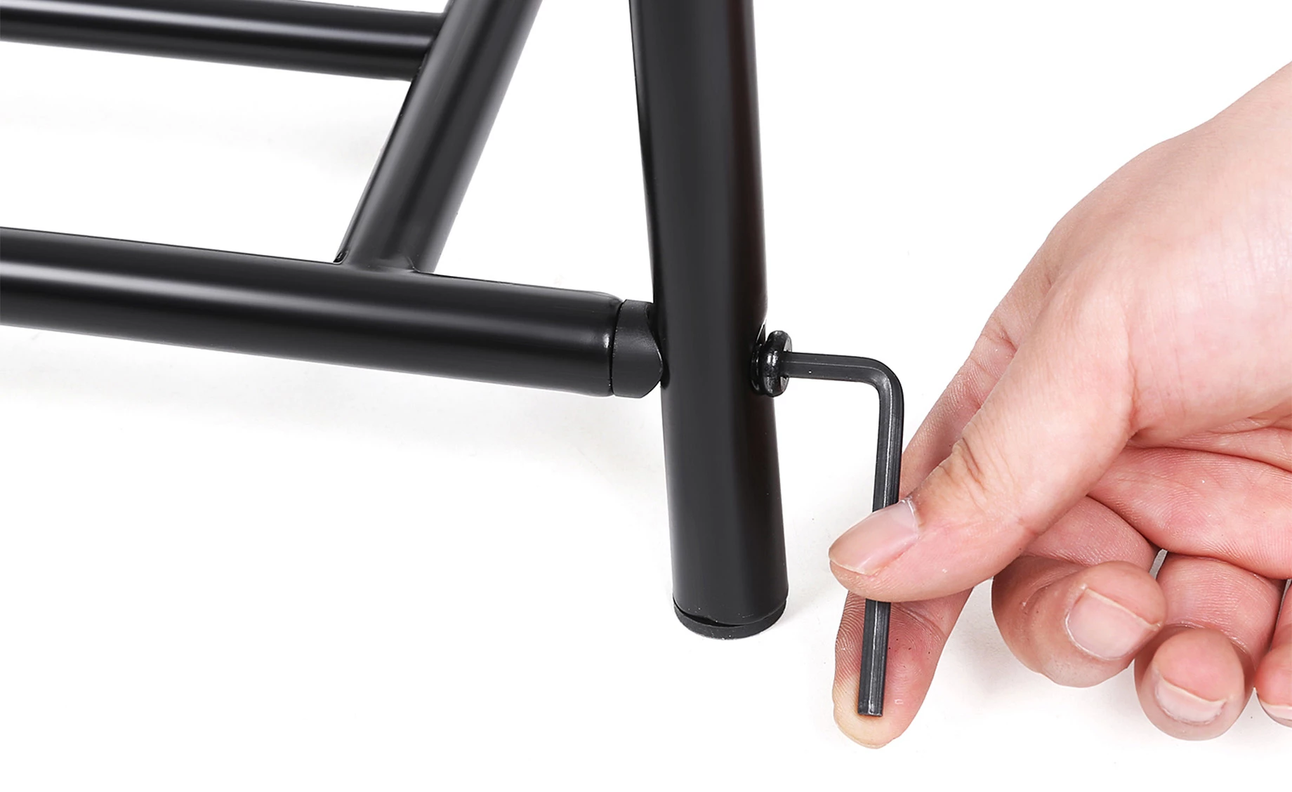 Stalak za odeću Natalie 64x41x155cm crni