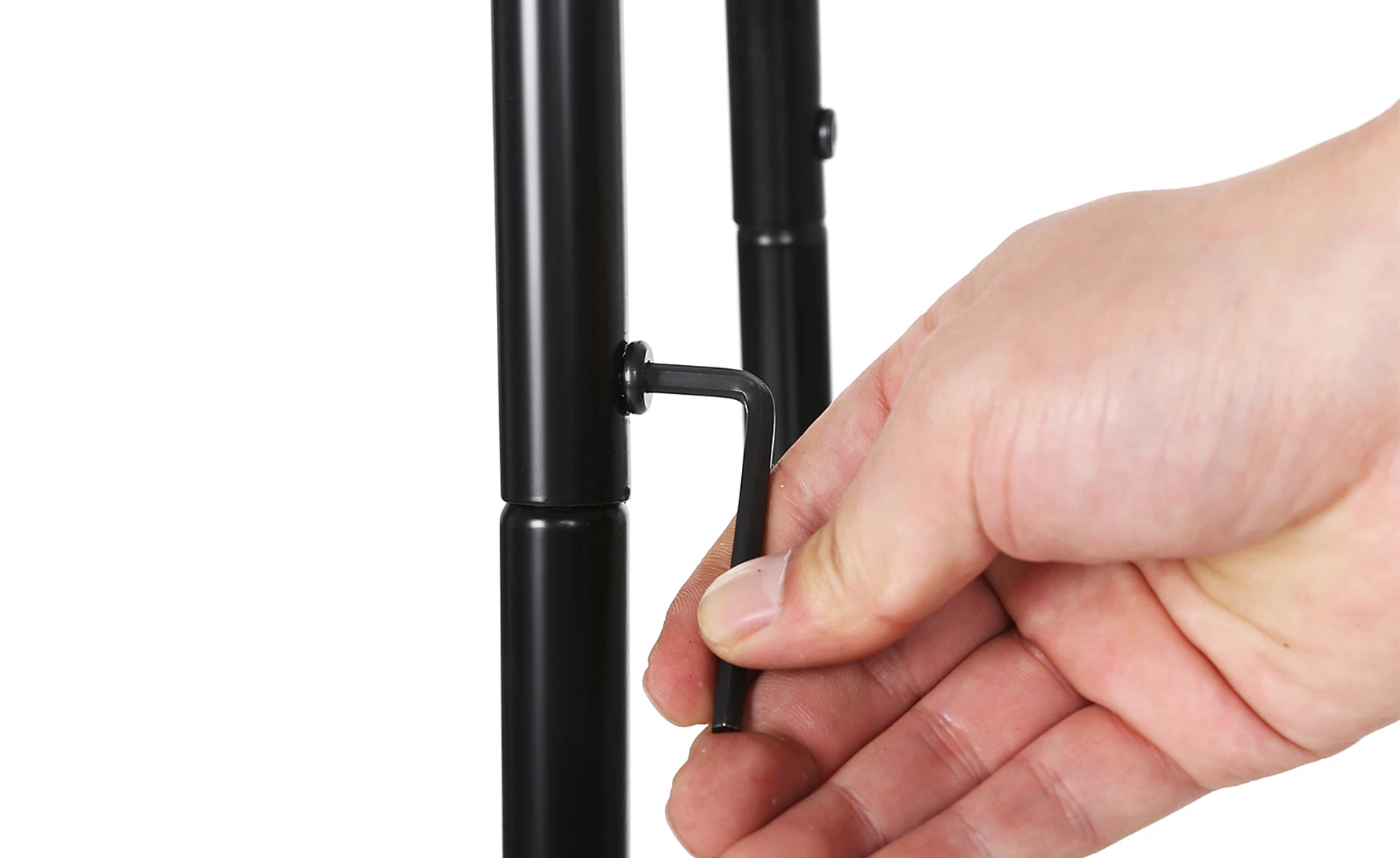 Stalak za odeću Natalie 64x41x155cm crni