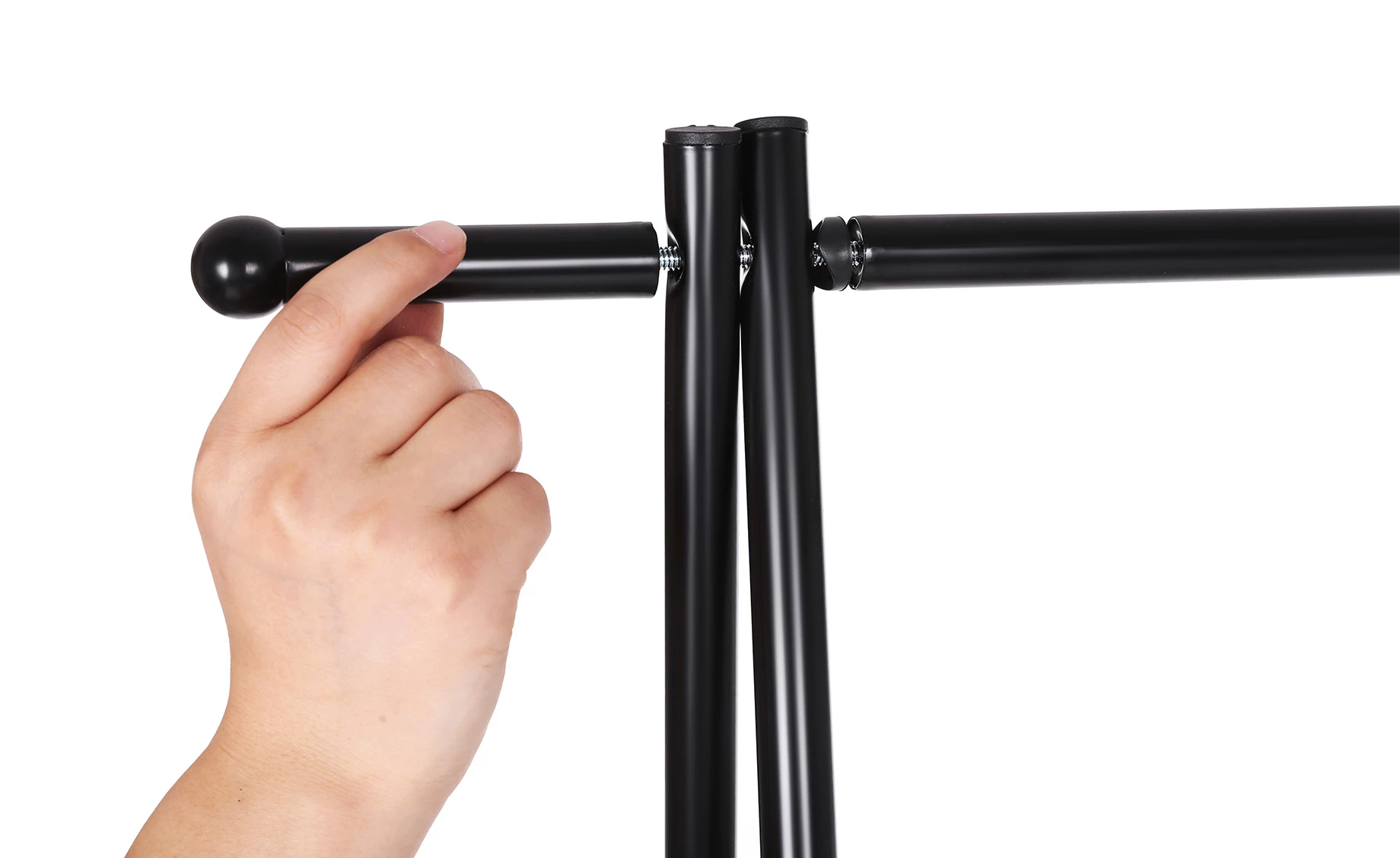 Stalak za odeću Natalie 64x41x155cm crni