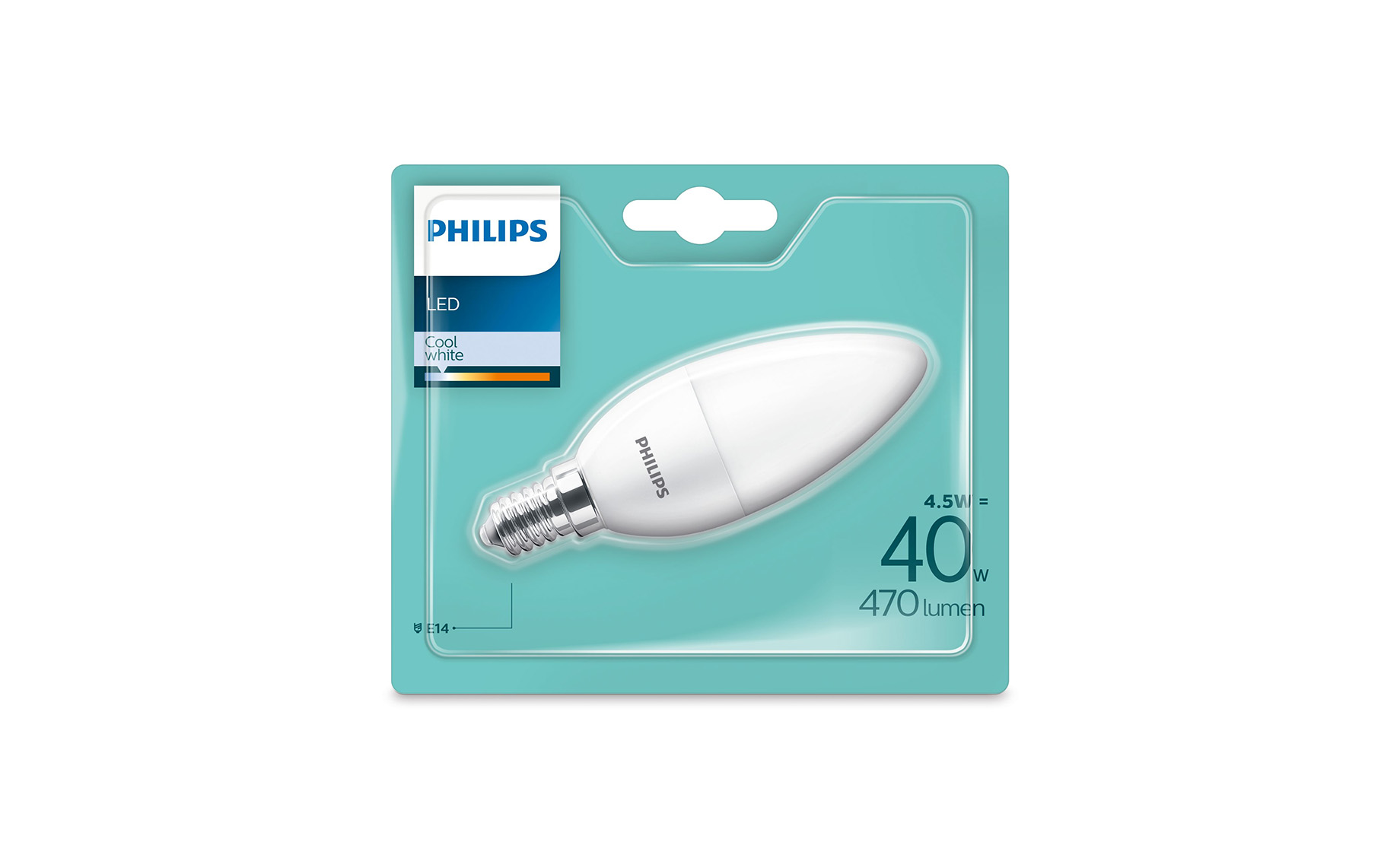 Philips LED sijalica E14 4,5W 4000K