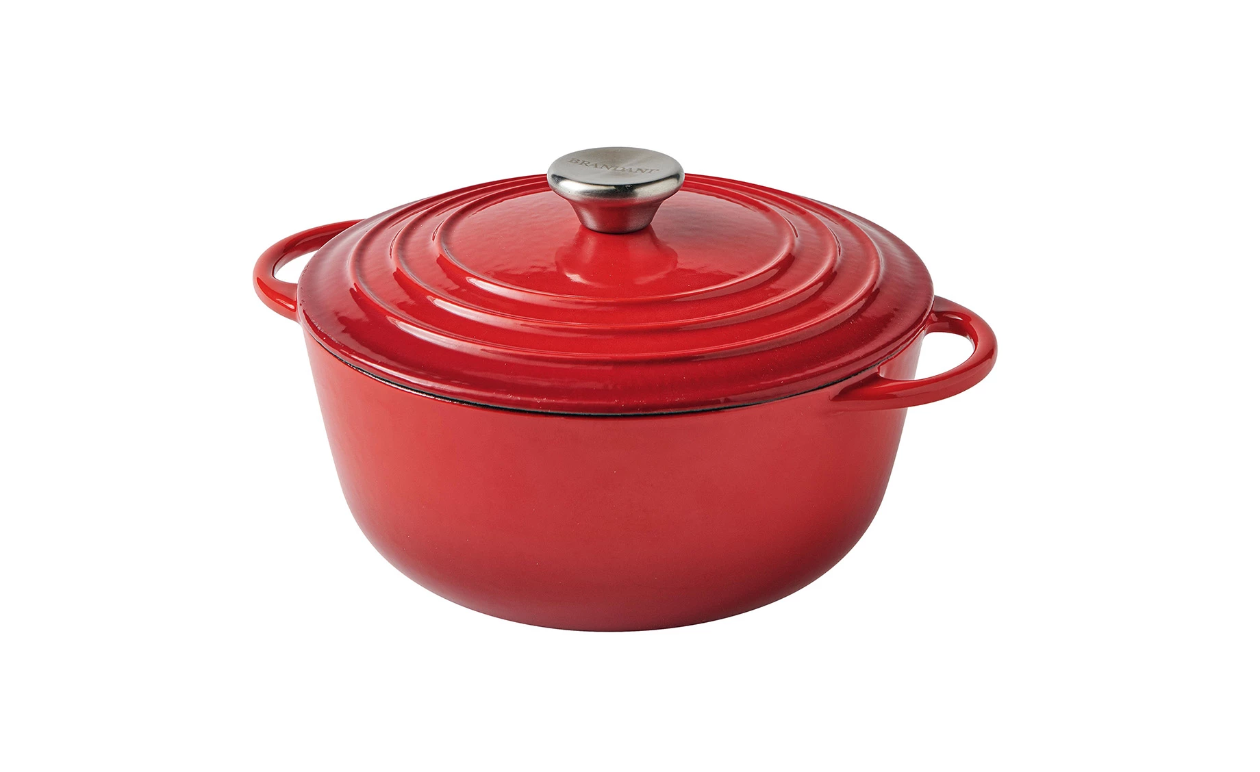 Pekač Dutch oven okrugli 4l crveni