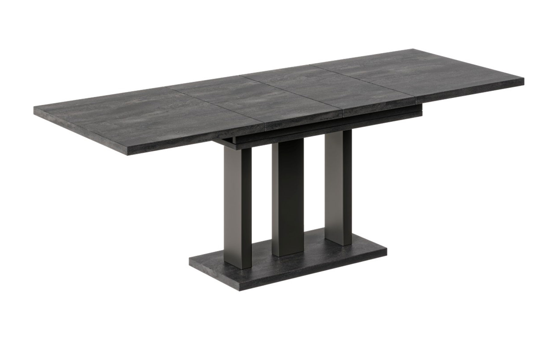 Appia stol 130(210)x80x76 cm tamni beton
